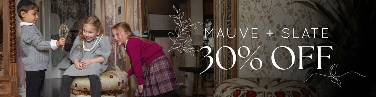 SALE  MAUVE + SLATE
