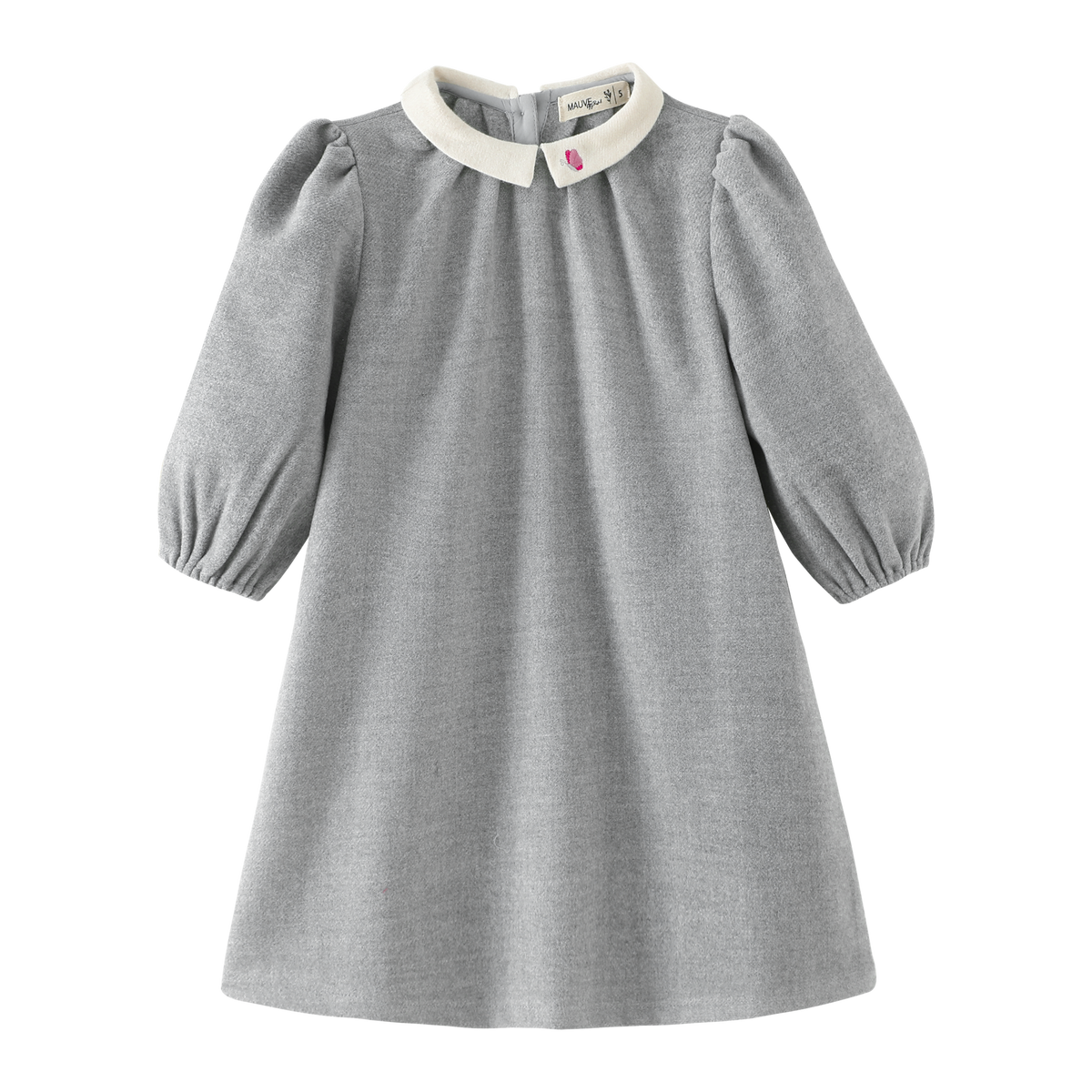 Tucked Dress With Collar