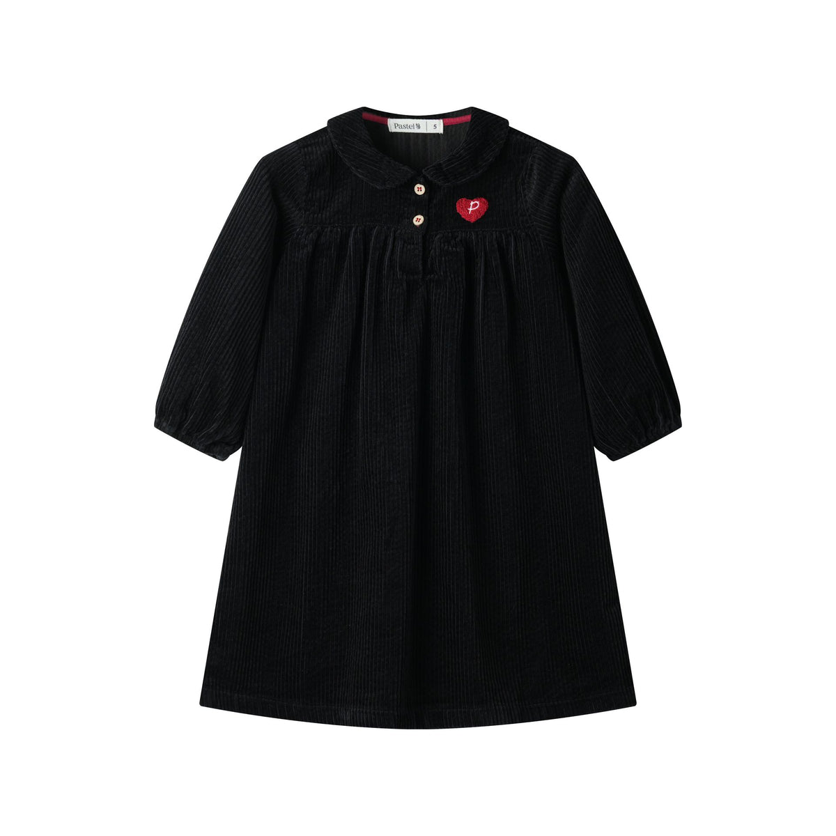 Peter Pan Collared Corduroy Dress