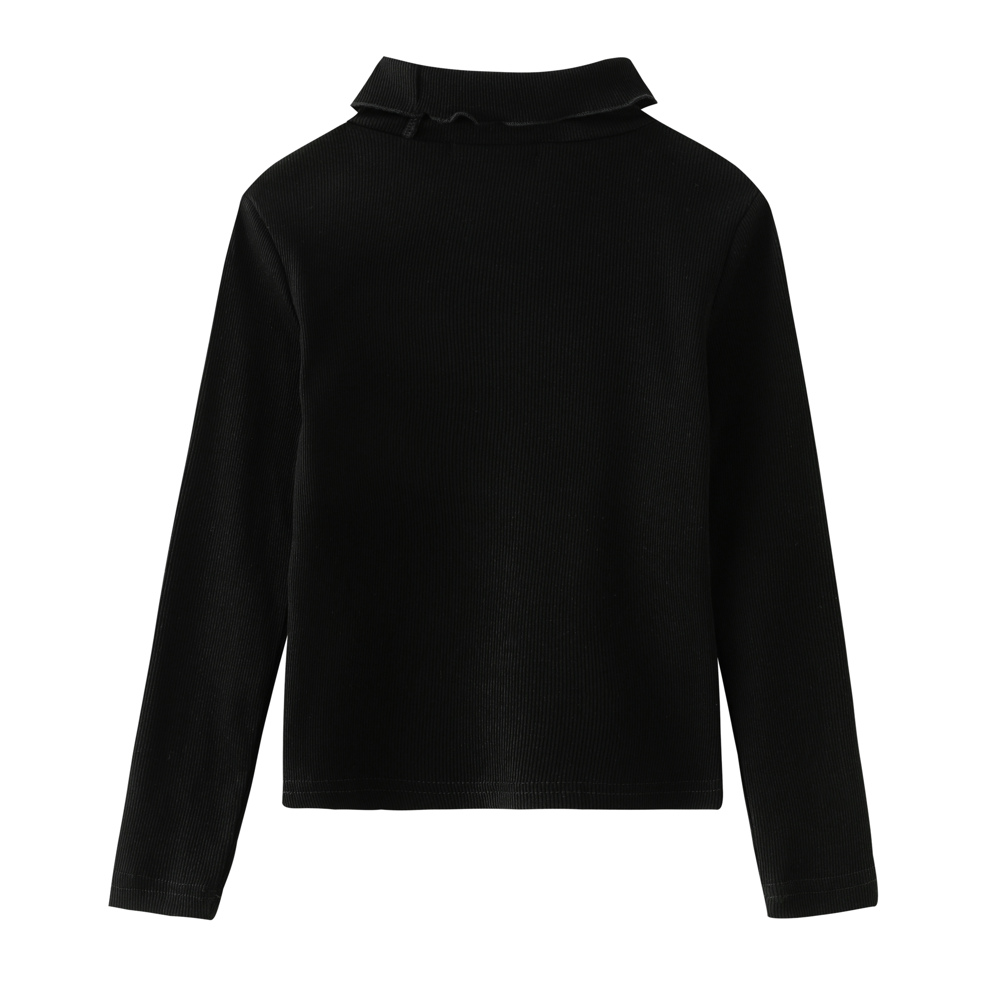 Cherry Embroidered Turtleneck
