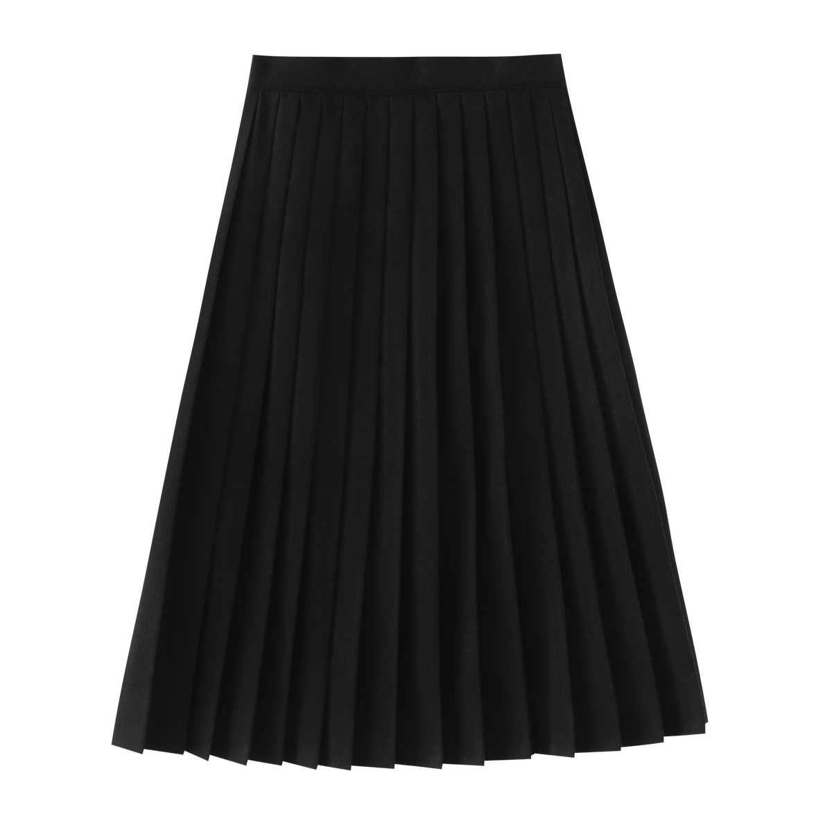 Scallloped Wool Skirt