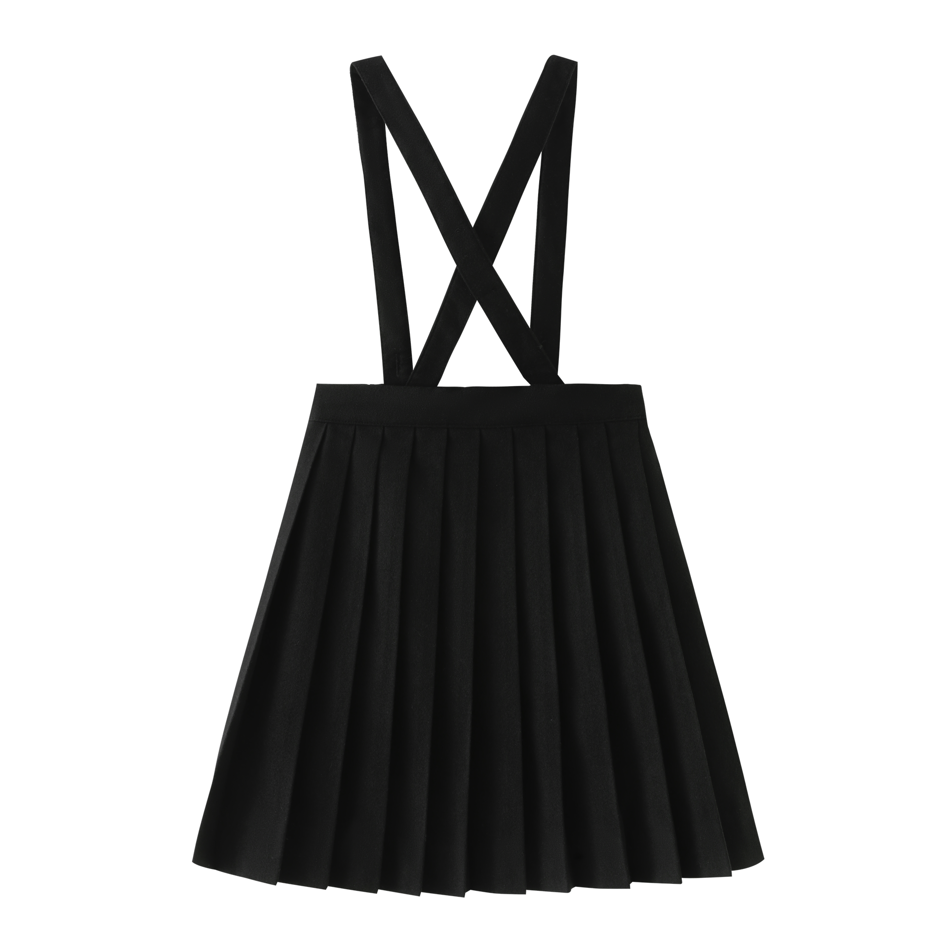 Scalloped Suspender Skirt