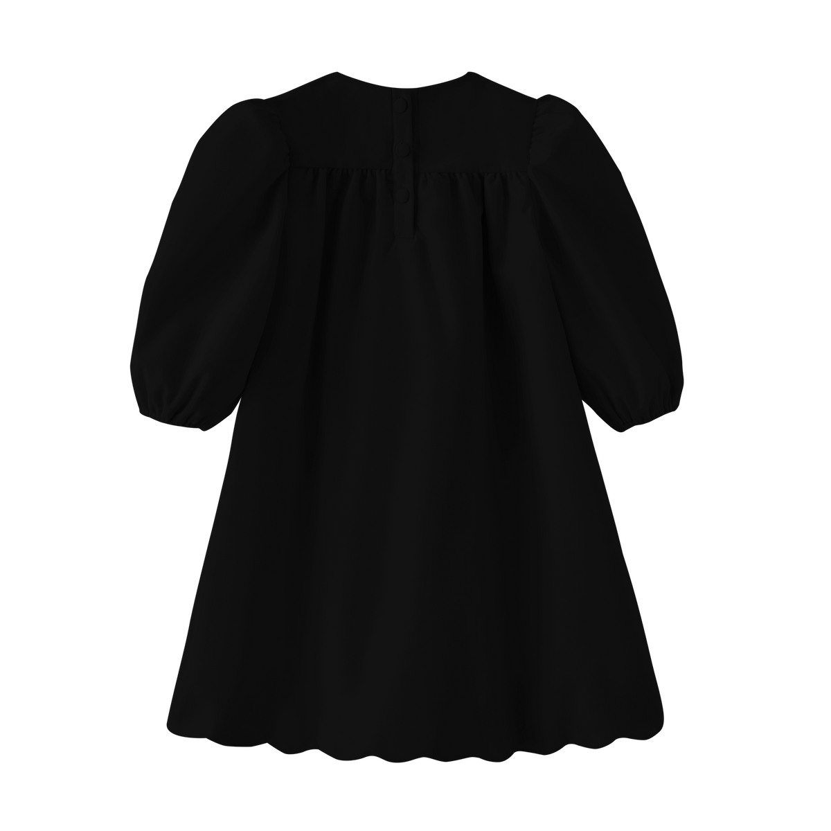 High Waisted Wool Dress