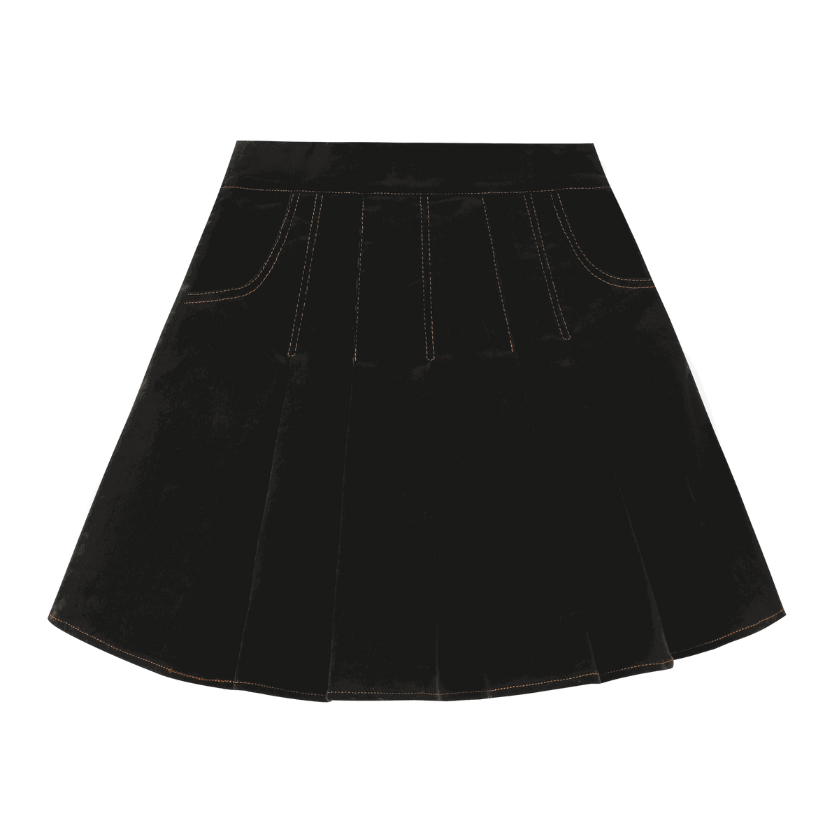 Pleated Skirt With Pockets