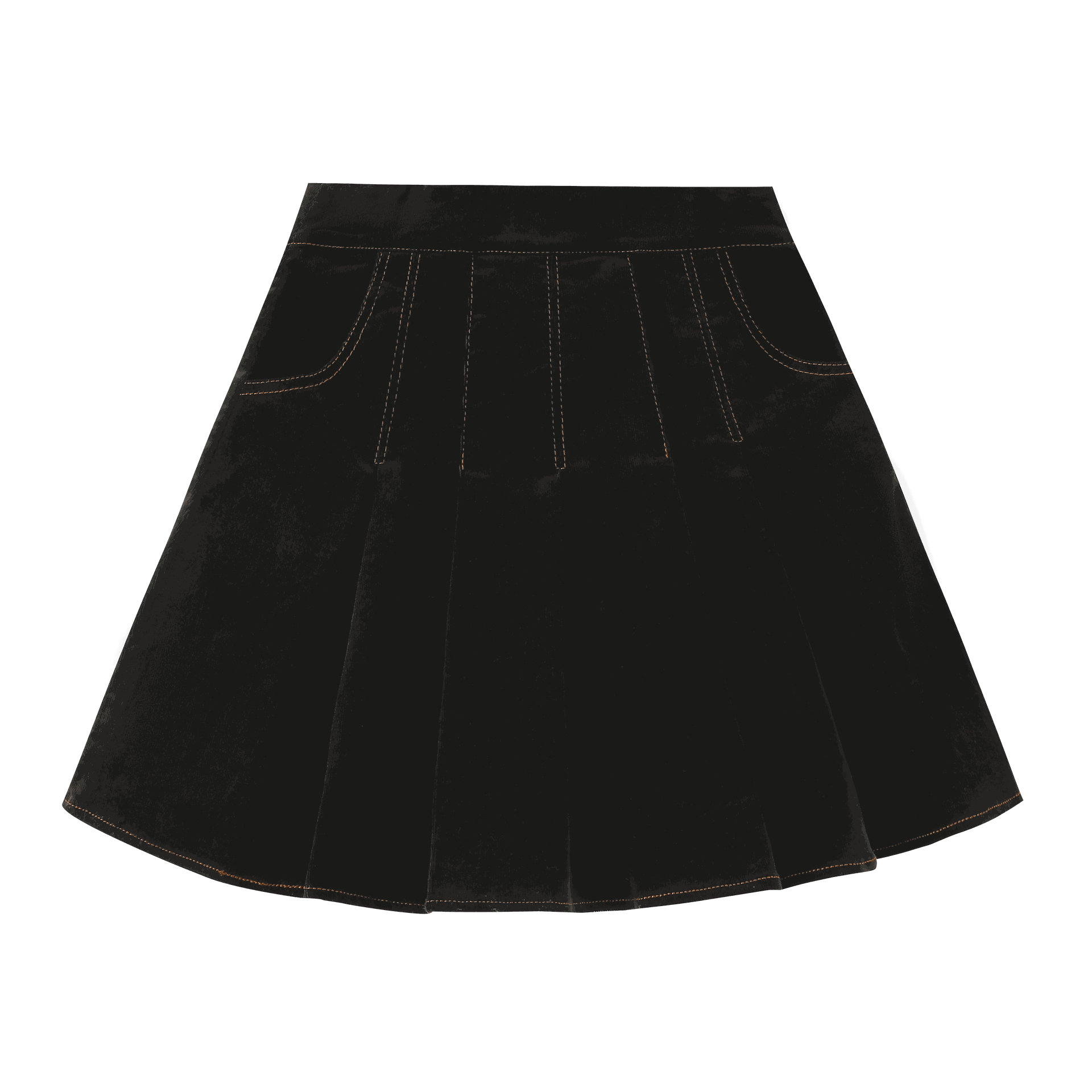 Panelled Skirt With Pockets