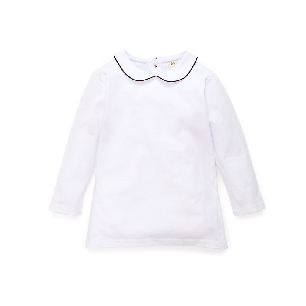 Peter Pan T-Shirt With Constrast Trim
