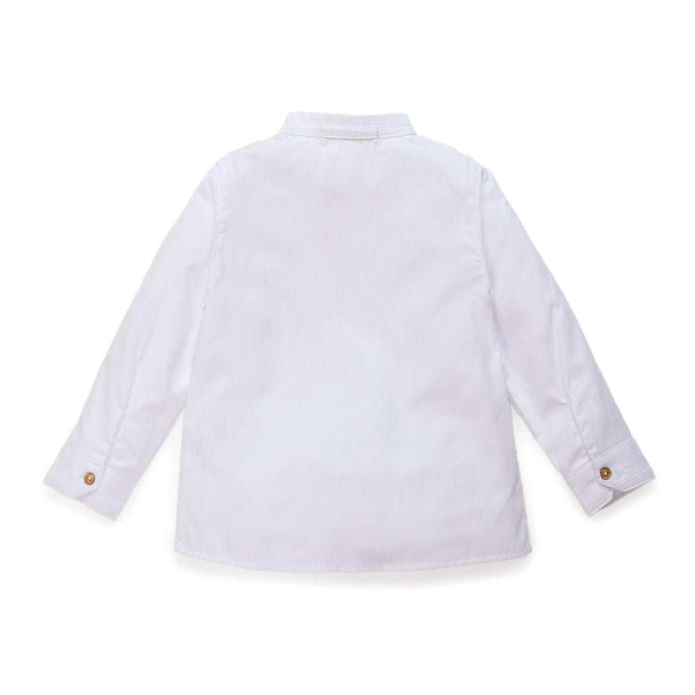 Mao Collar Dress Shirt