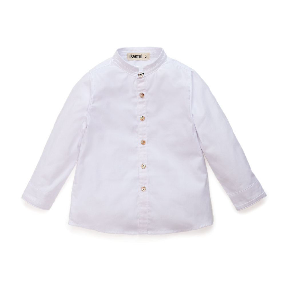 Mao Collar Dress Shirt