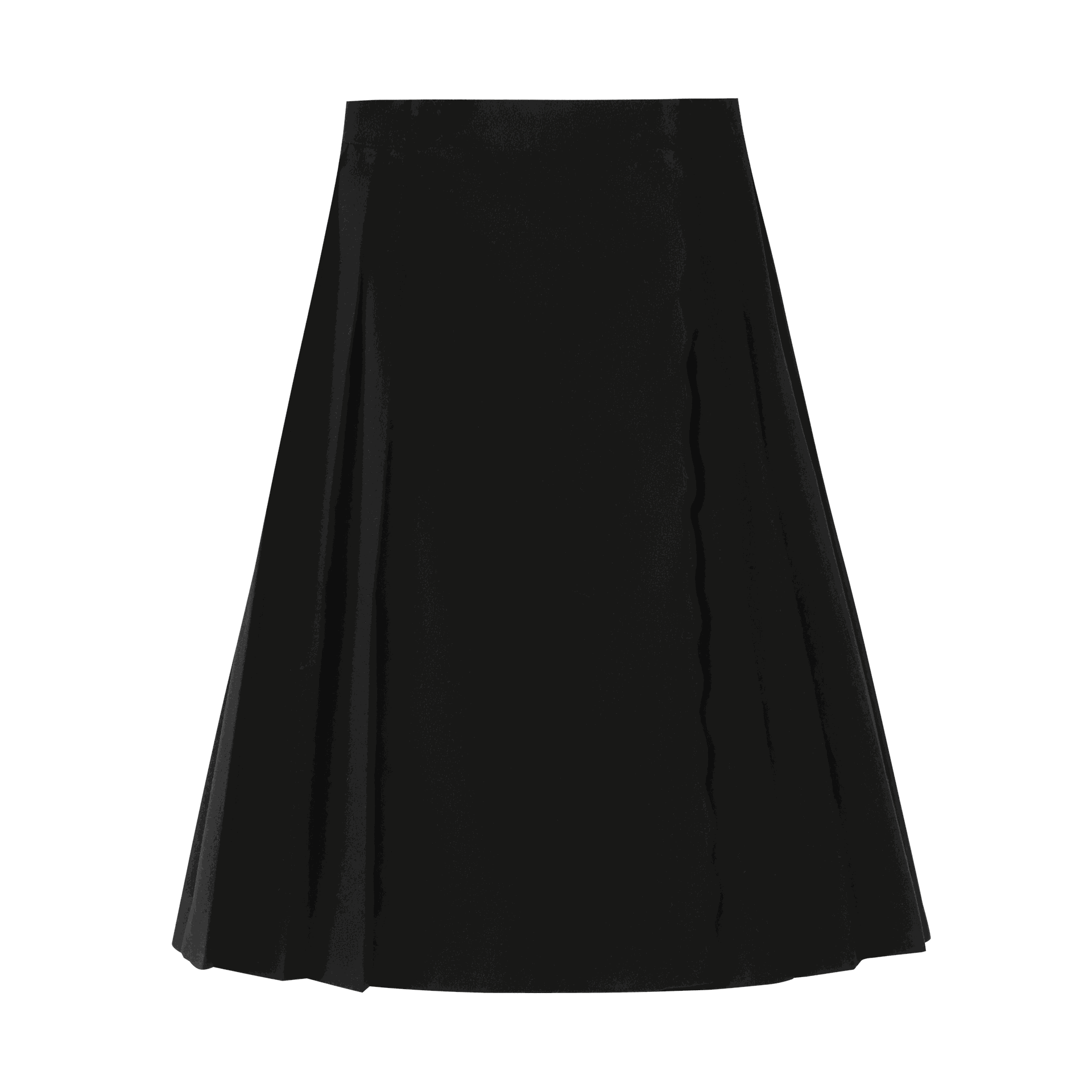 Scallloped Wool Skirt