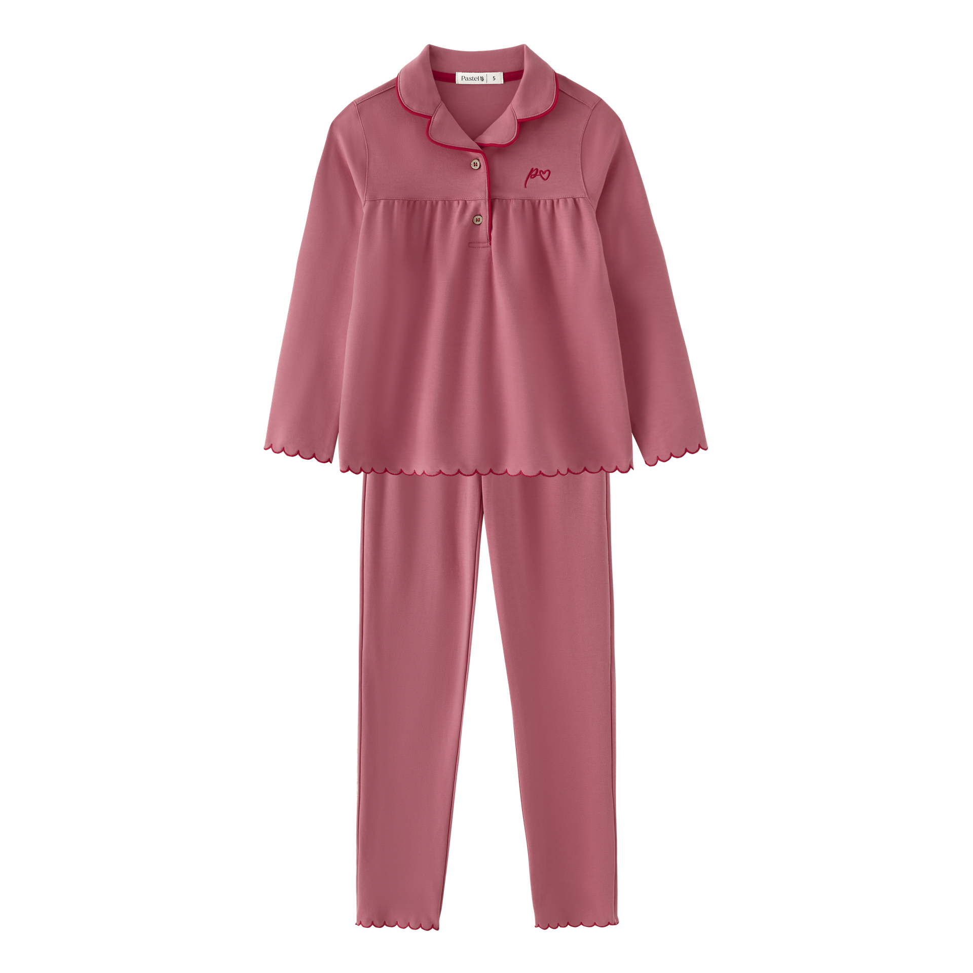 Scalloped Grandpa Pajama