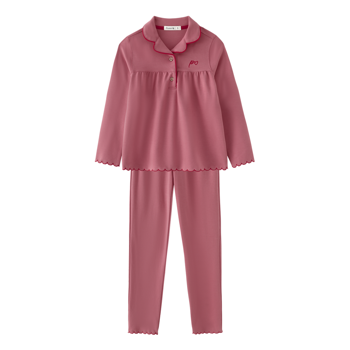 Scalloped Grandpa Pajama
