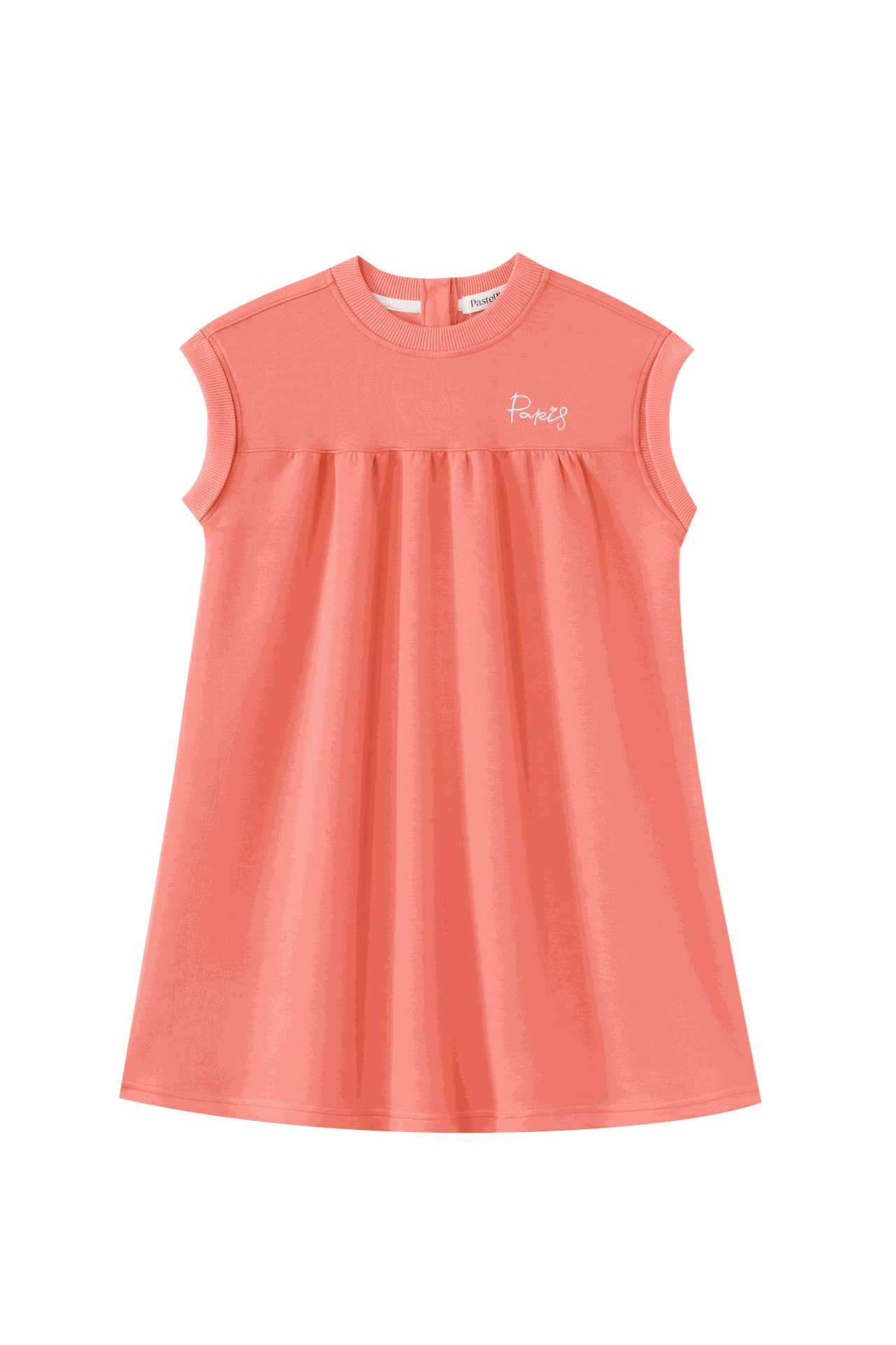 Drop Shoulder Heathered Dress