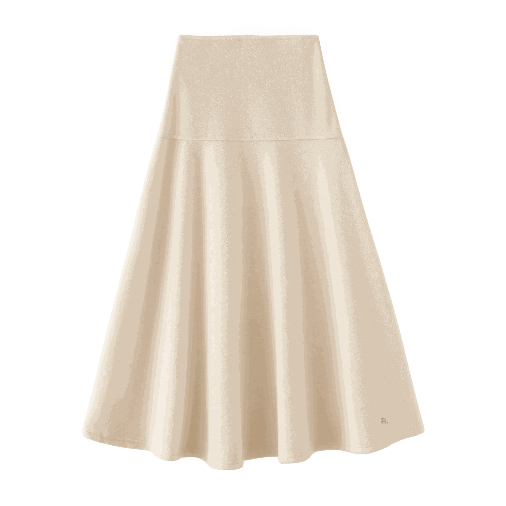 High Waisted Midi Skirt