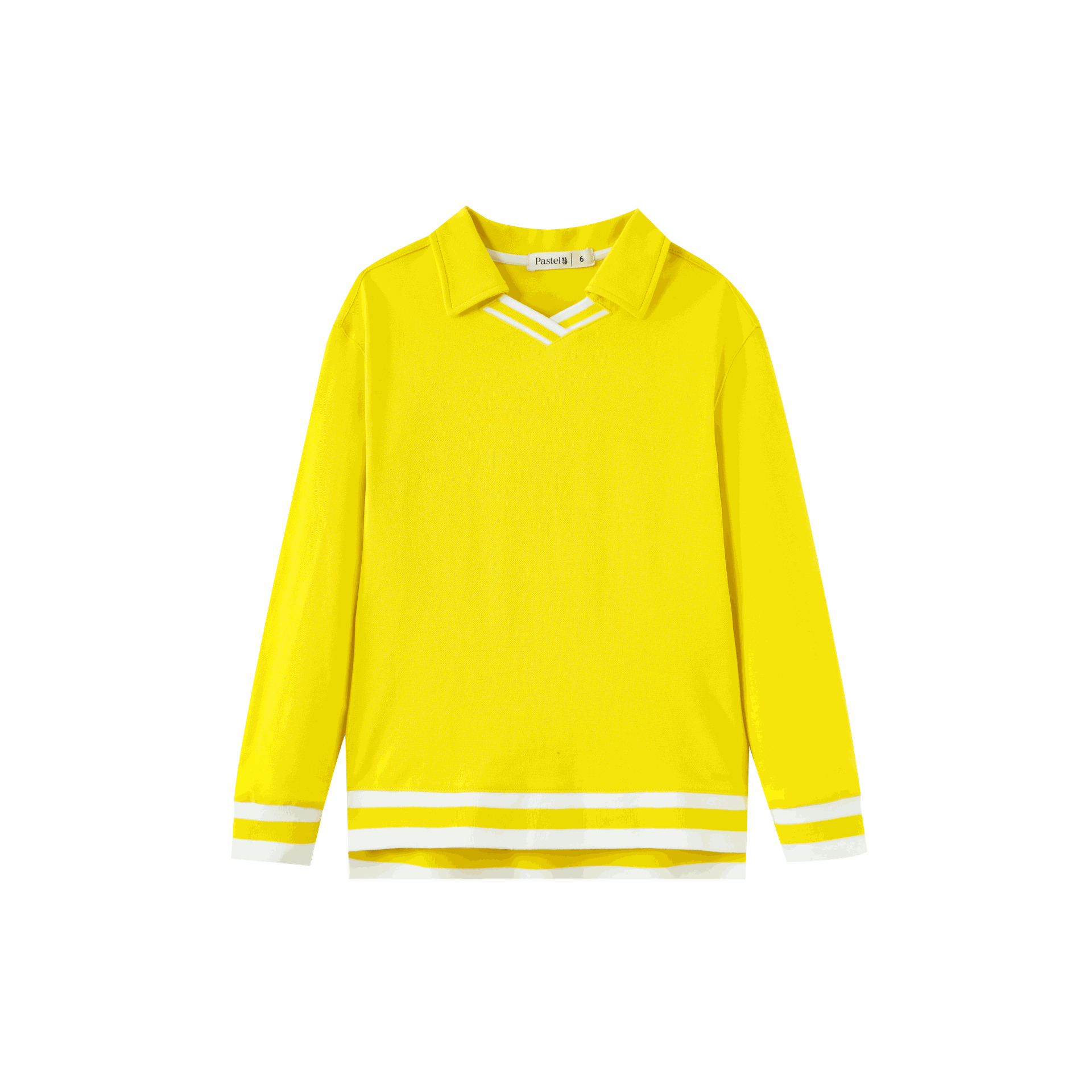 Polo With Striped Edging