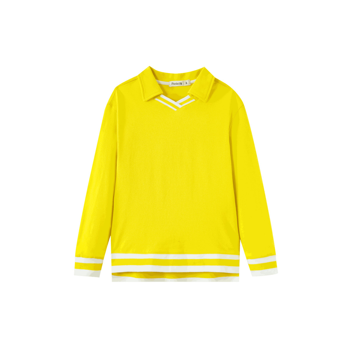 Polo With Striped Edging