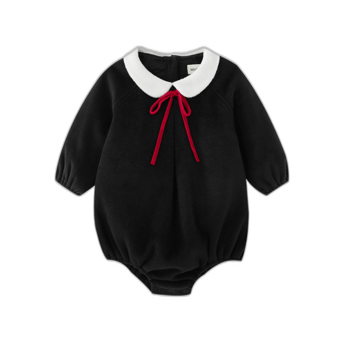 Peter Pan Collared Wool Romper
