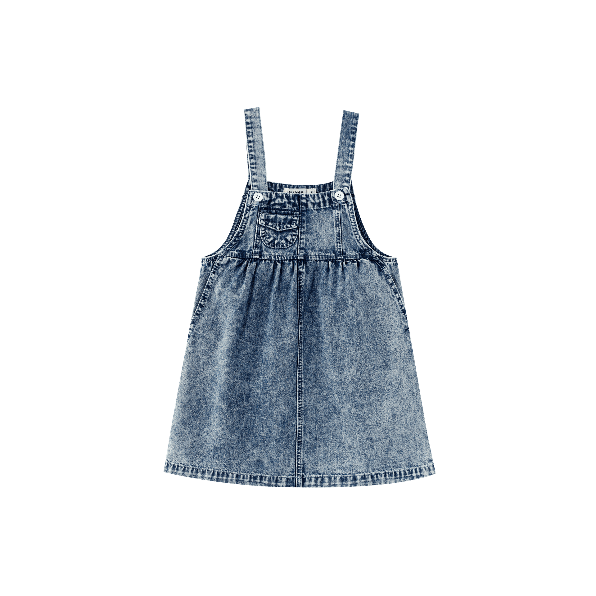 Washed Denim Waisted Jumper