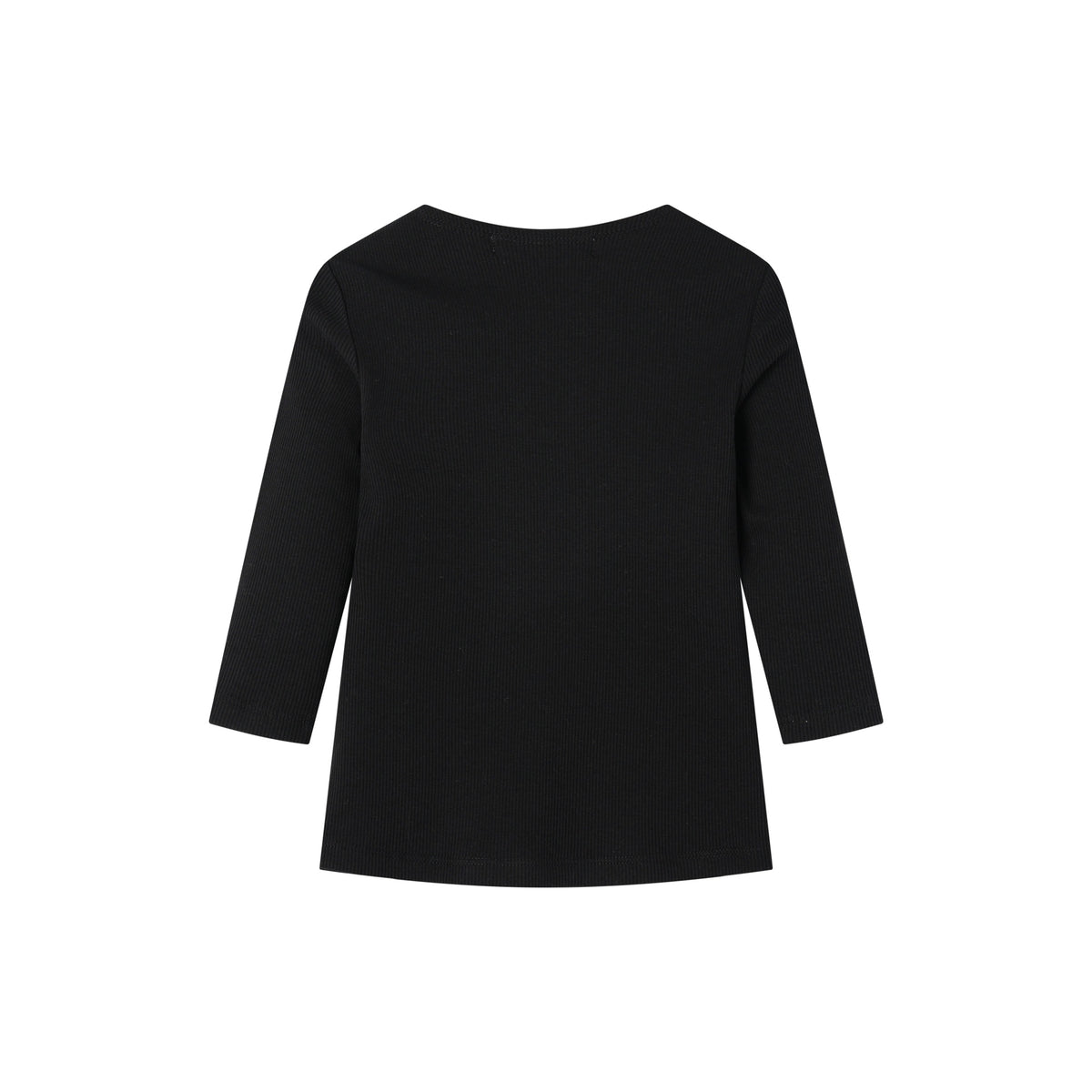 Ribbed 3/4 Sleeve T-Shirt