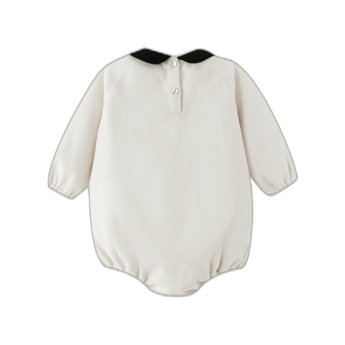 Peter Pan Collared Wool Romper