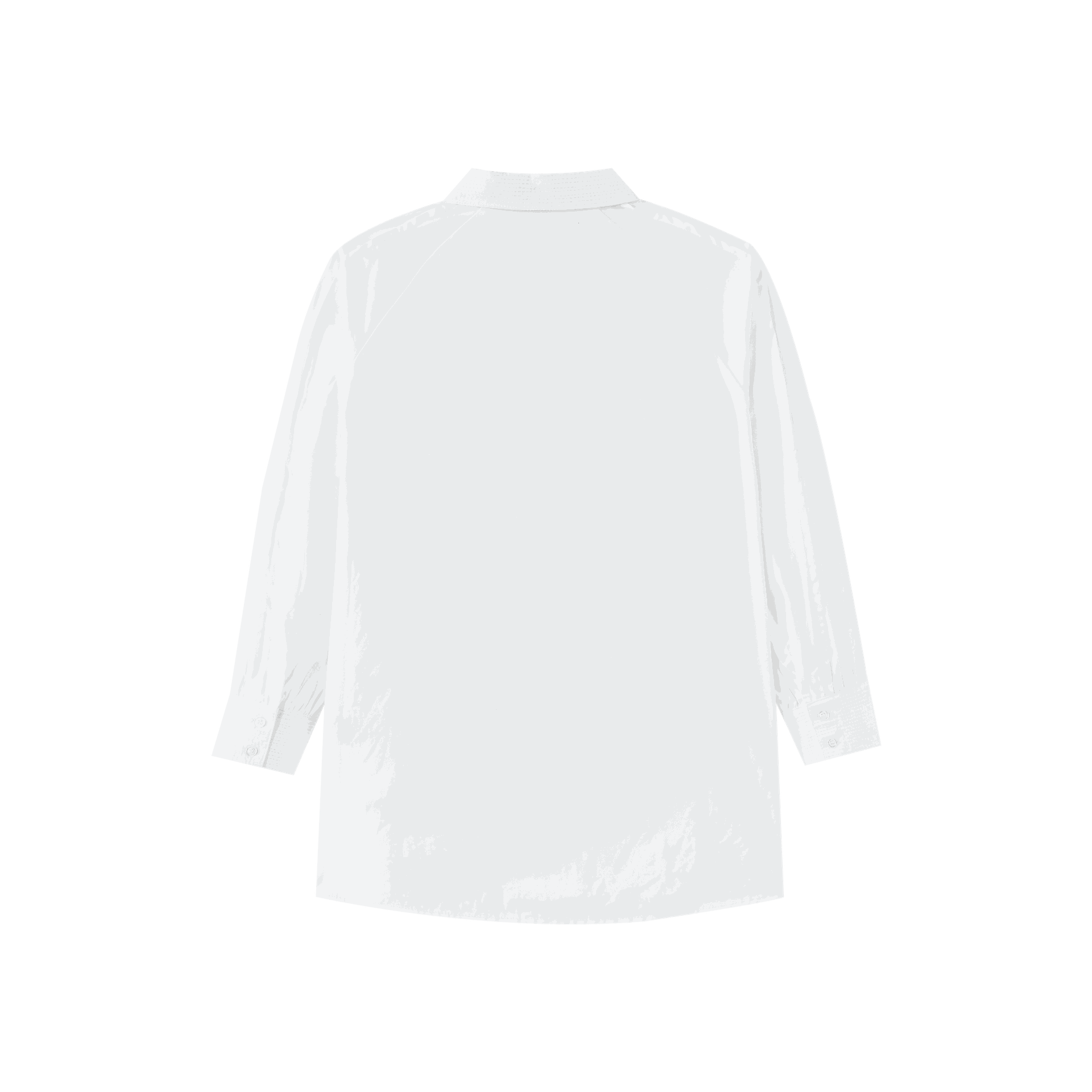 Blouse With Topstitched Collar