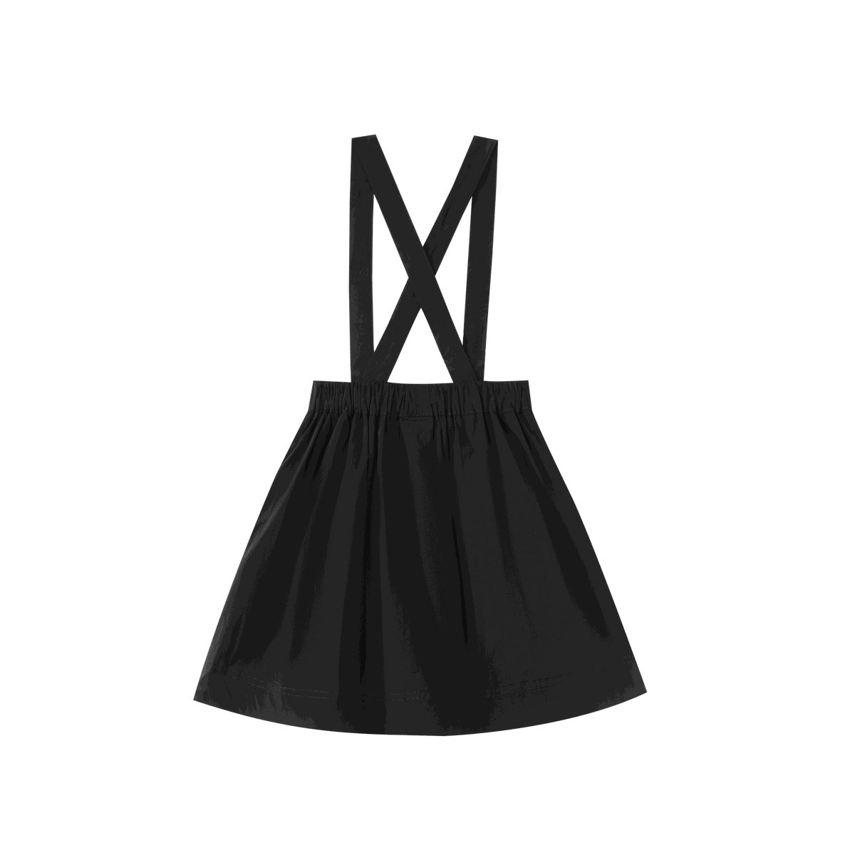 Suspender Skirt With Pockets