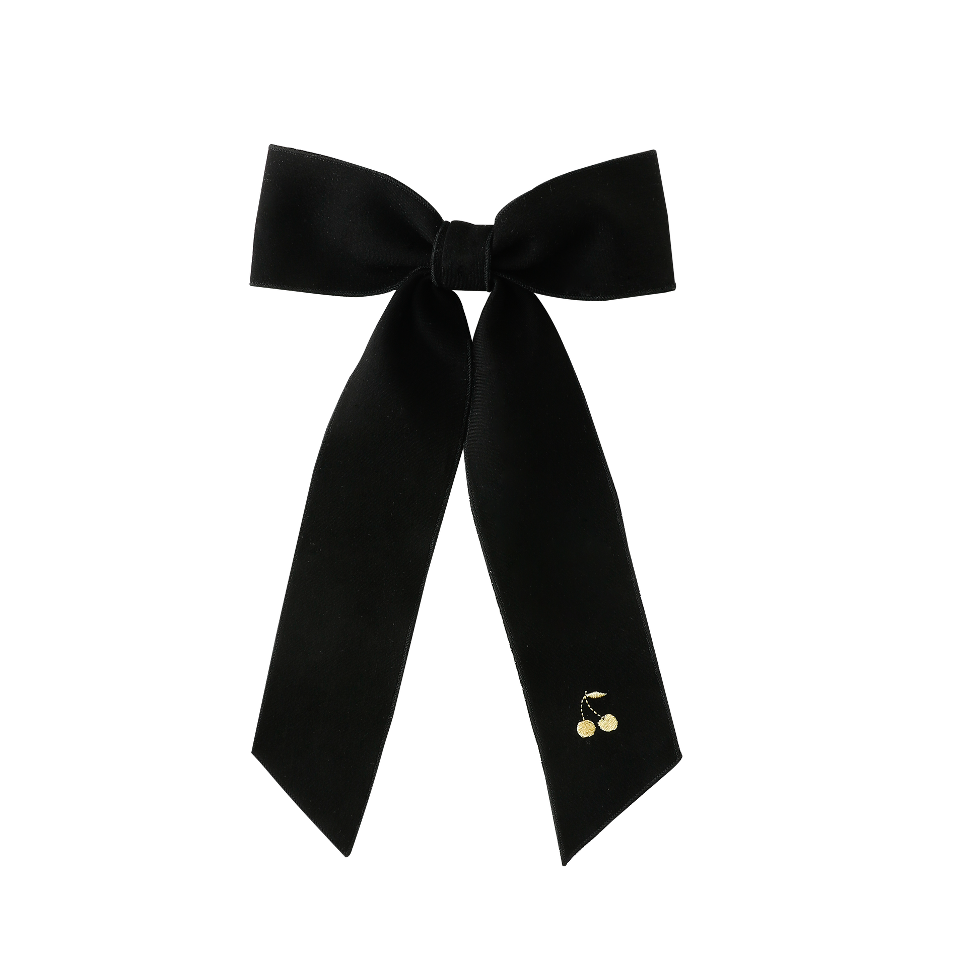 Big Hair Bow With Cherry