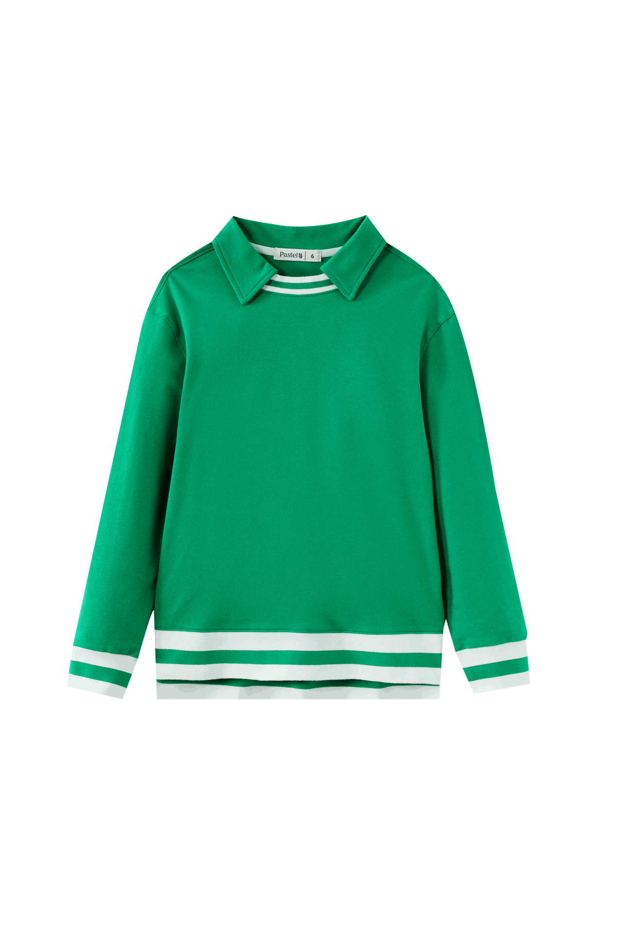 Polo With Striped Edging