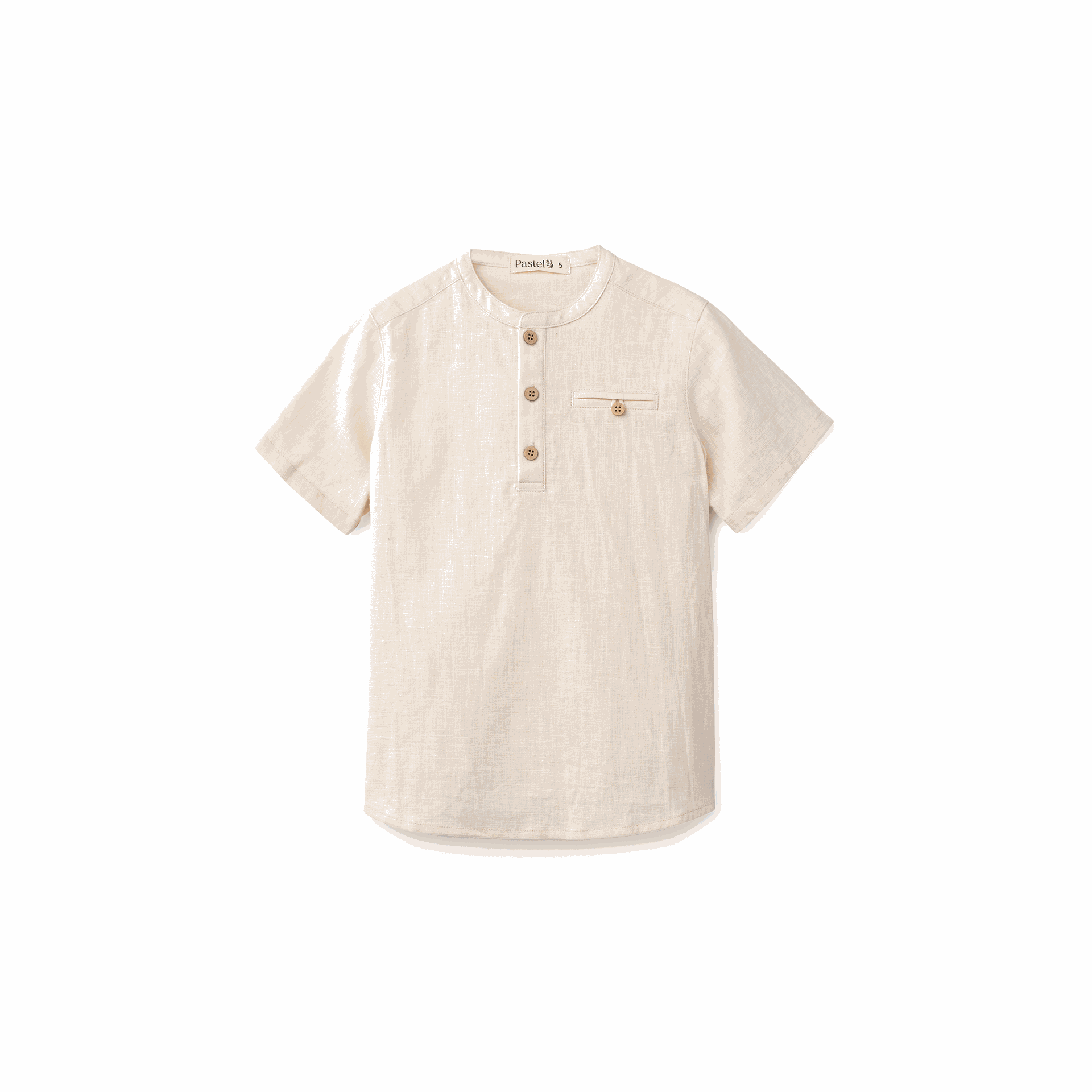 Short Sleeve Slit Pocket Shirt