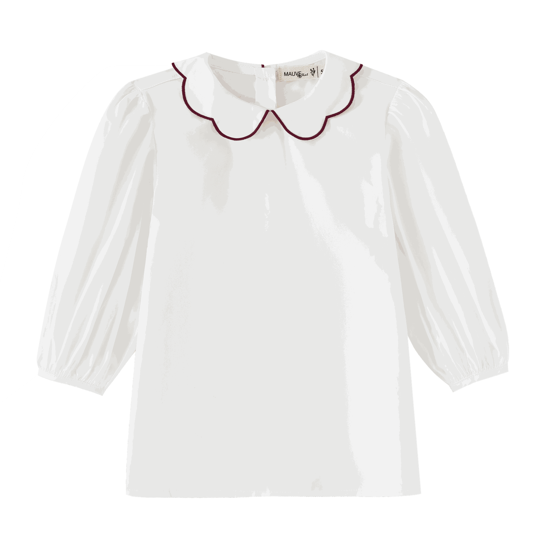 Scalloped Collar Shirt