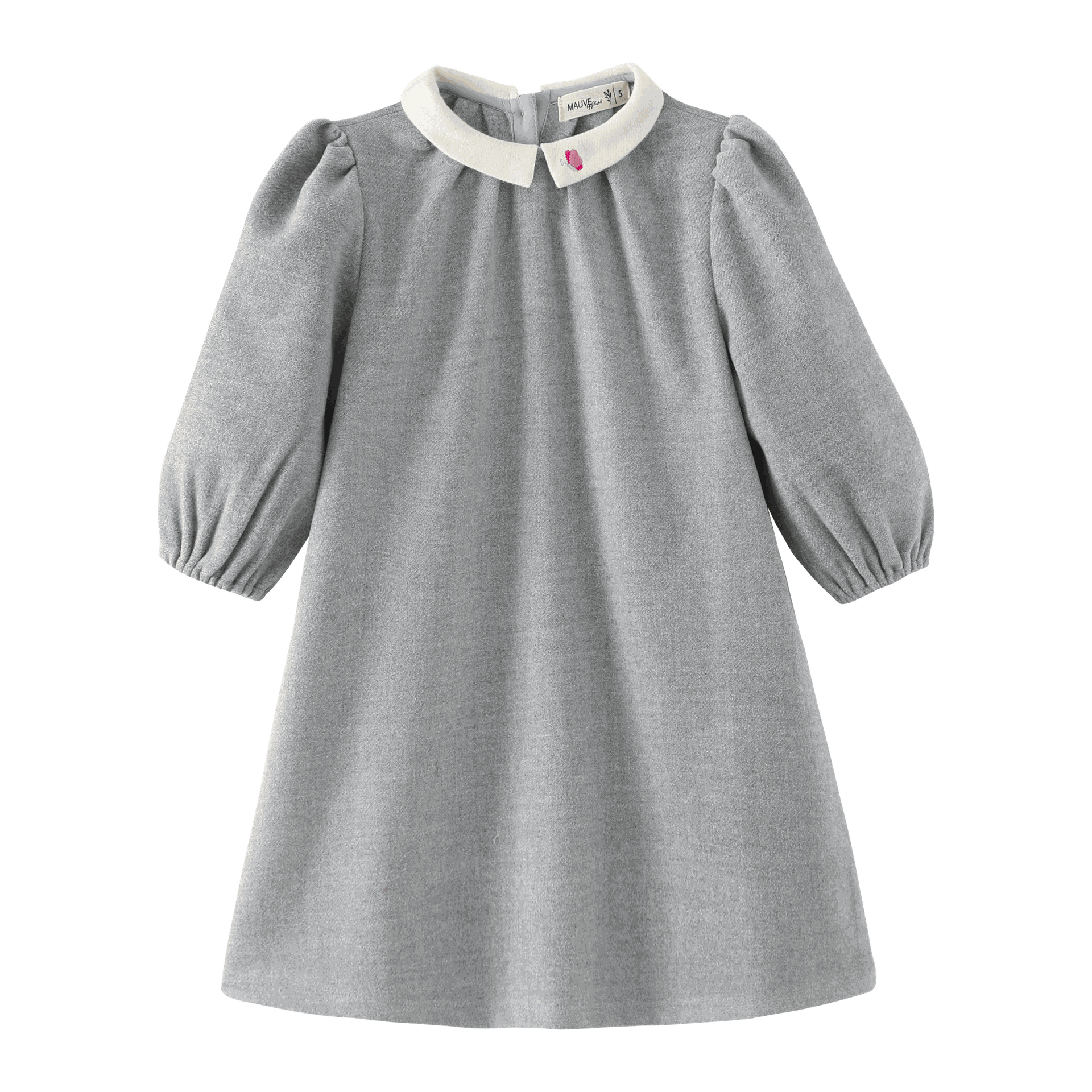 Tucked Dress With Collar