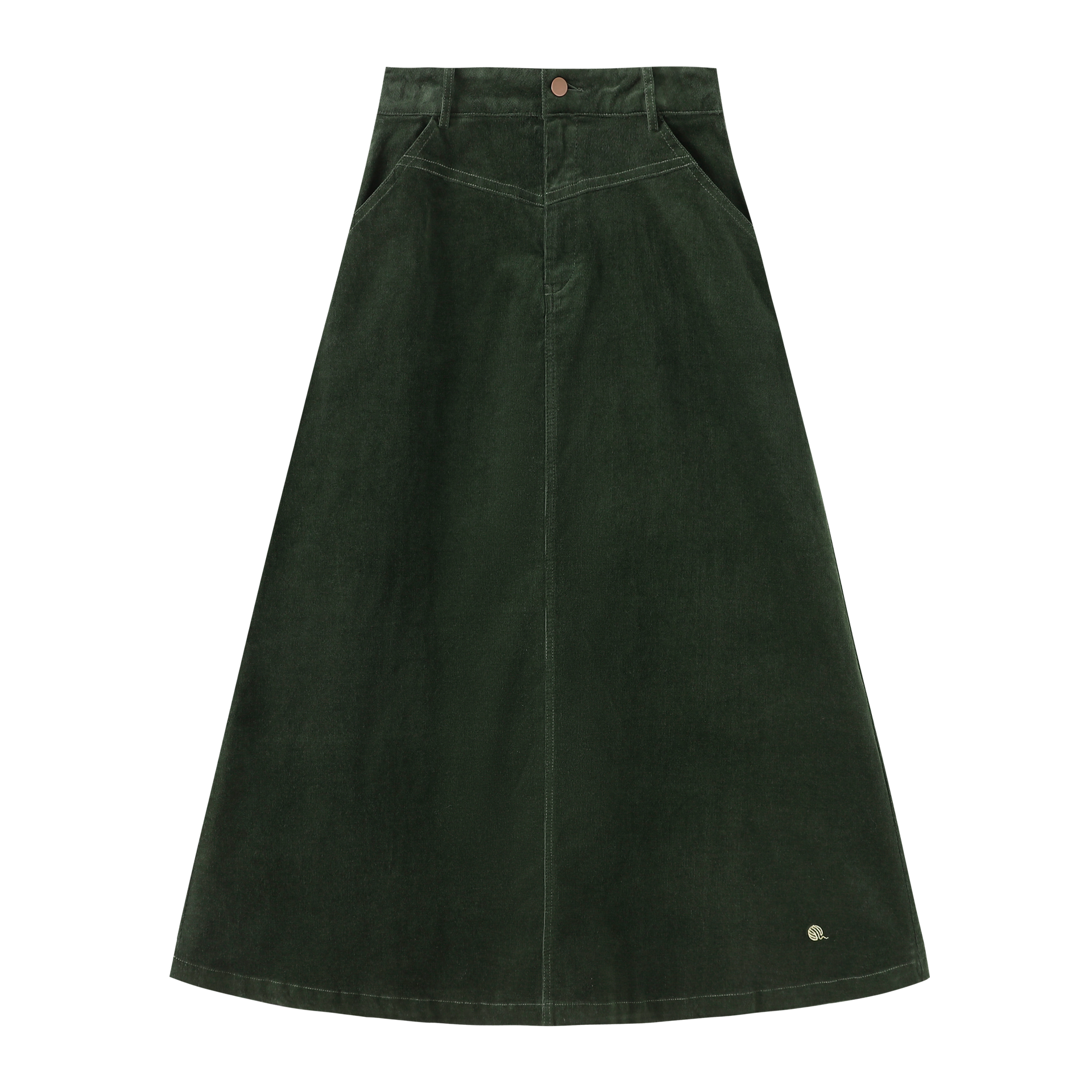 Coduroy Midi Skirt