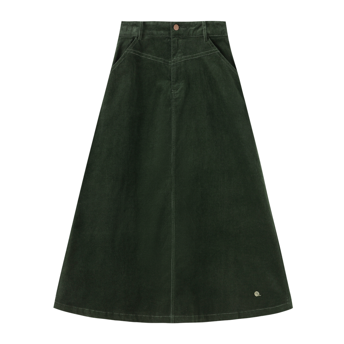 Coduroy Midi Skirt