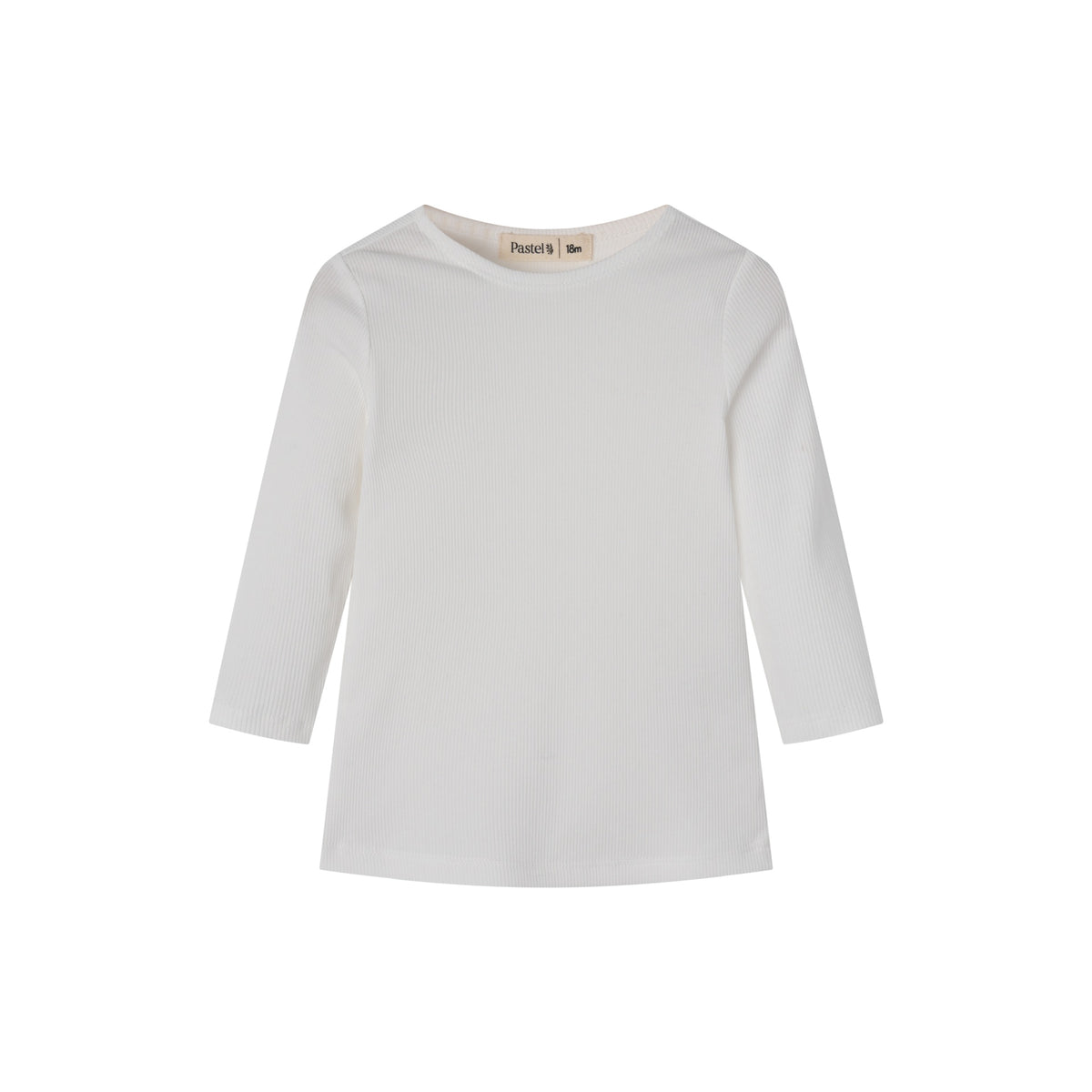 Ribbed 3/4 Sleeve T-Shirt