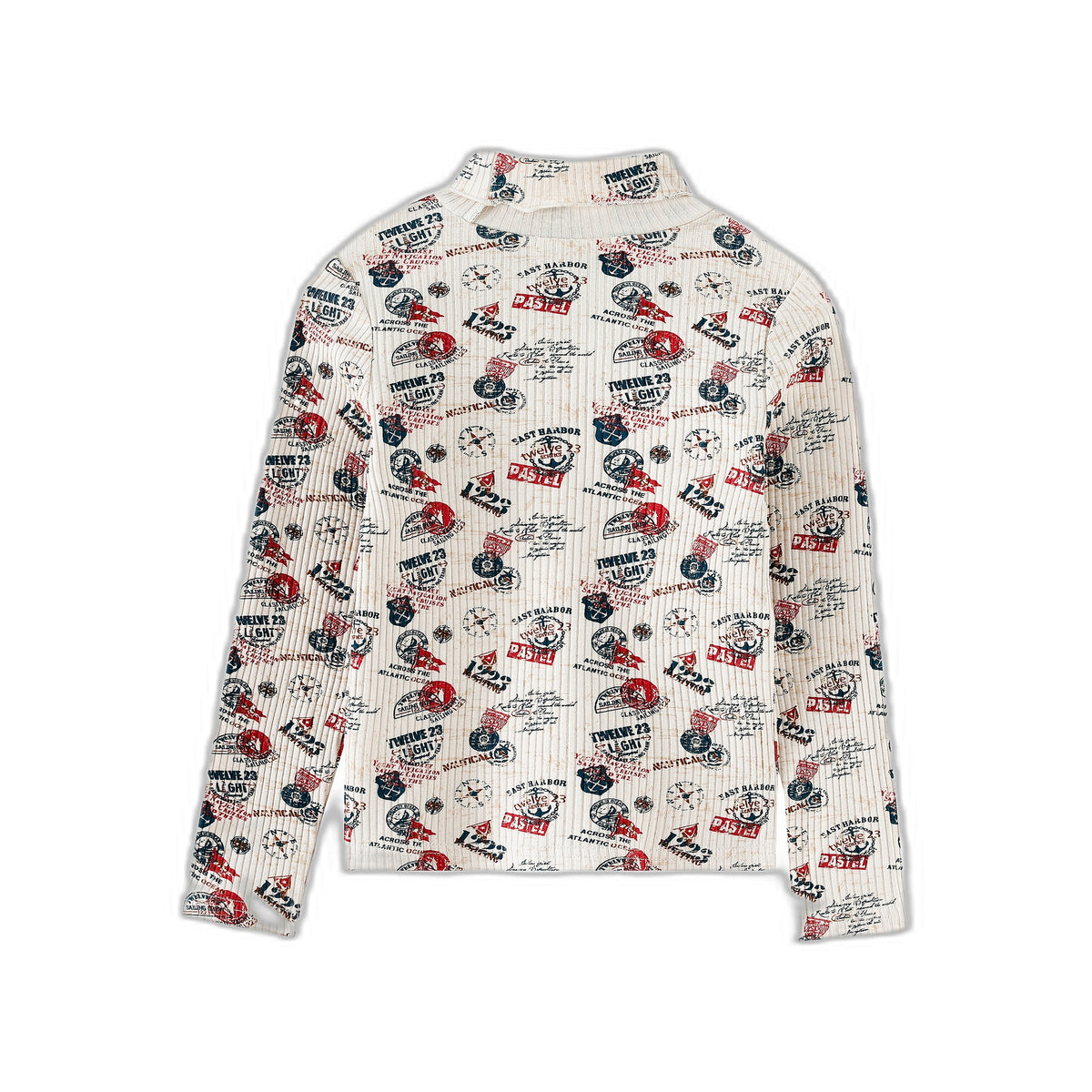 Voyage Printed Turtleneck