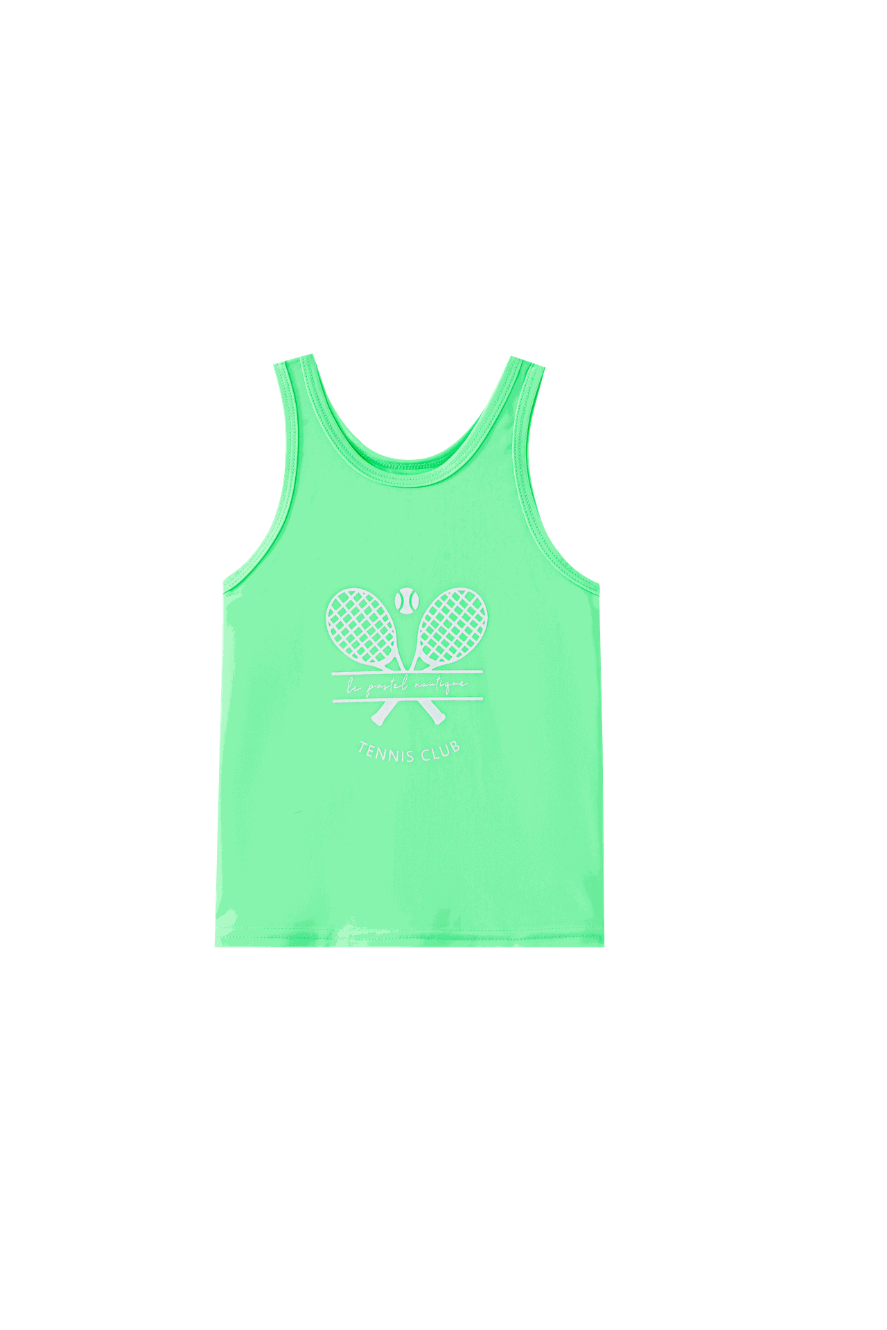 Tennis Print Swim Tank