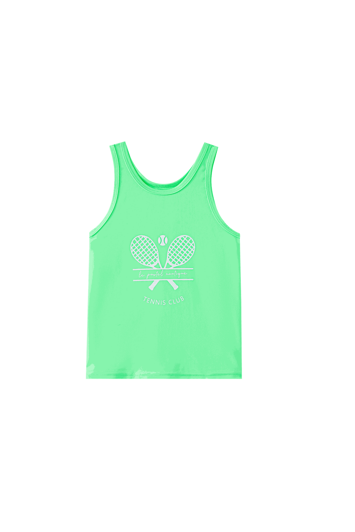 Tennis Print Swim Tank