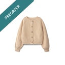 Pointelle Crew Neck Cardigan