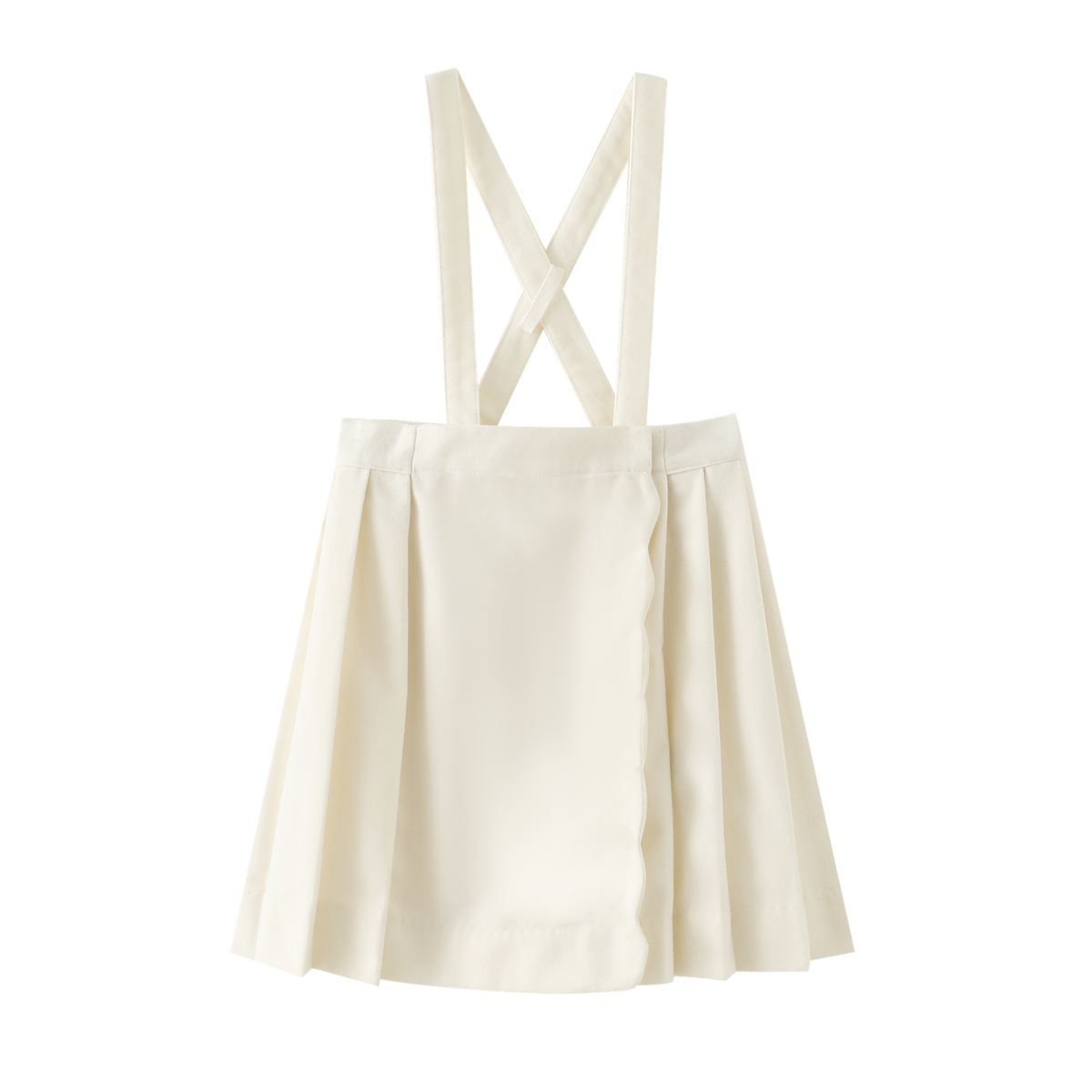 Scalloped Suspender Skirt