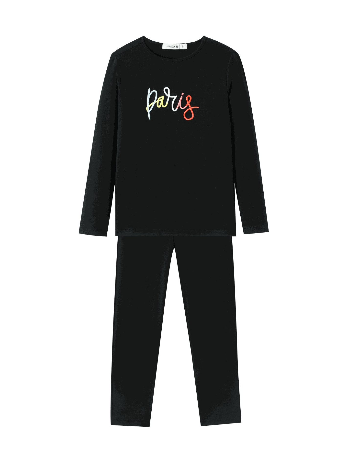Scribbled Paris Pajama