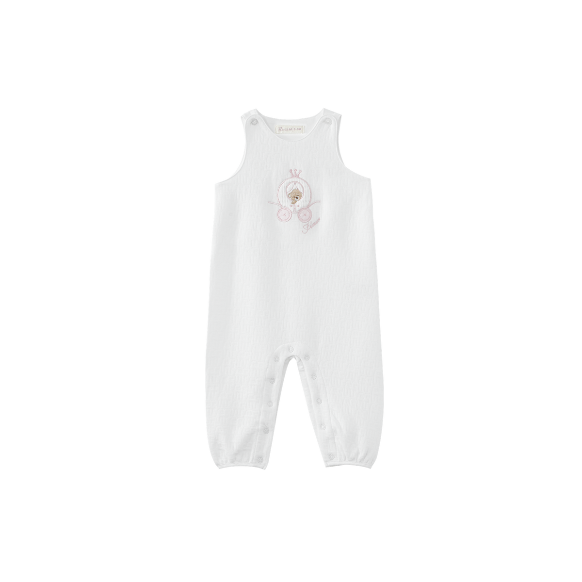 Sleeveless Princess Carriage Romper
