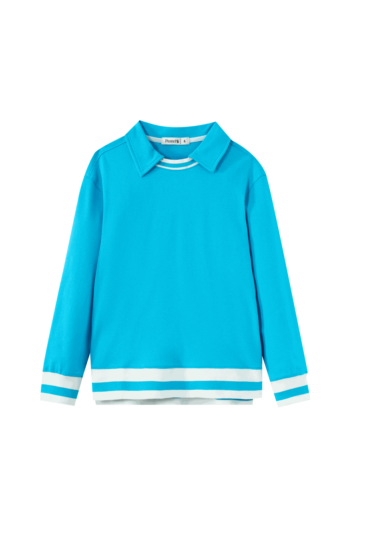 Polo With Striped Edging