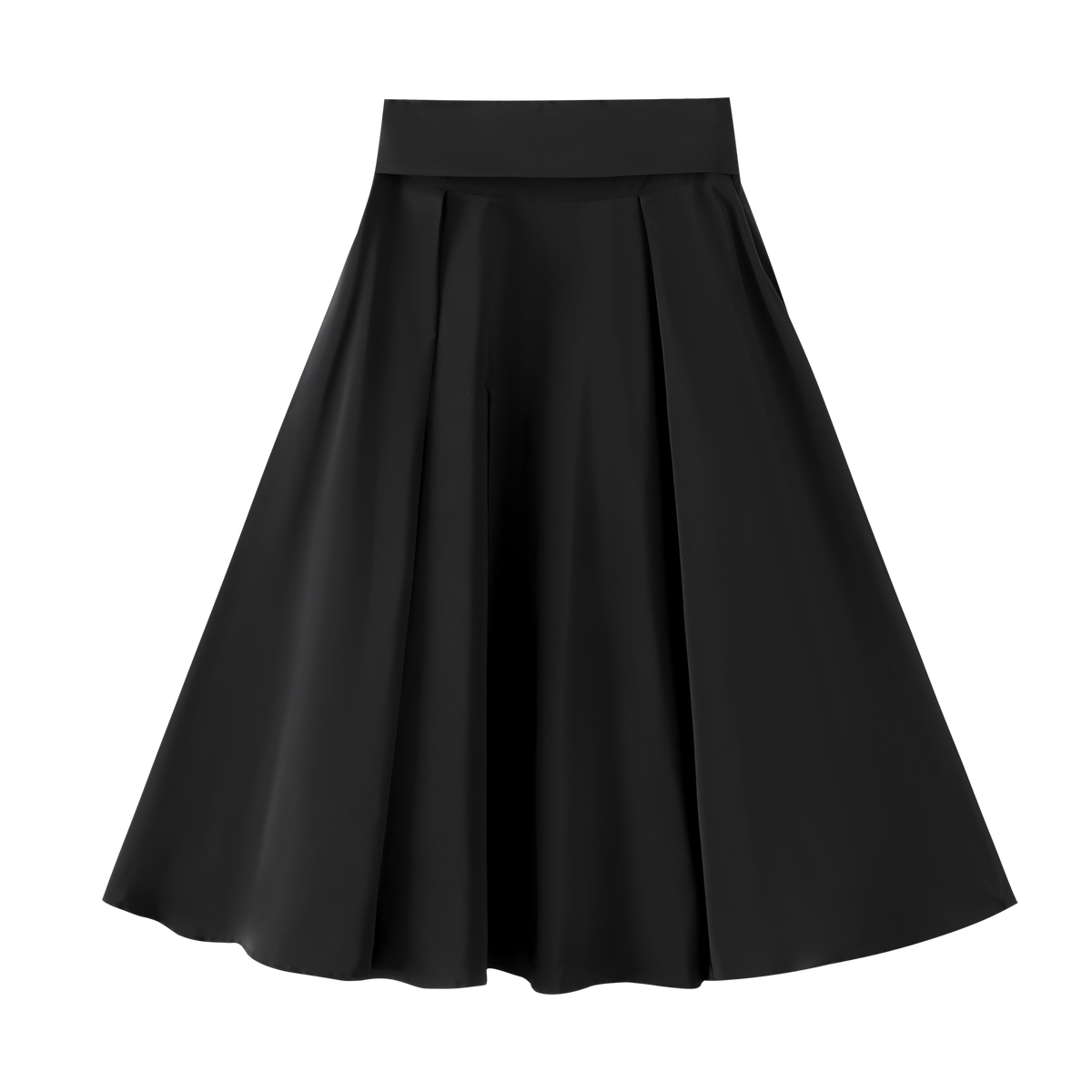 Taffeta Skirt With Side Bow