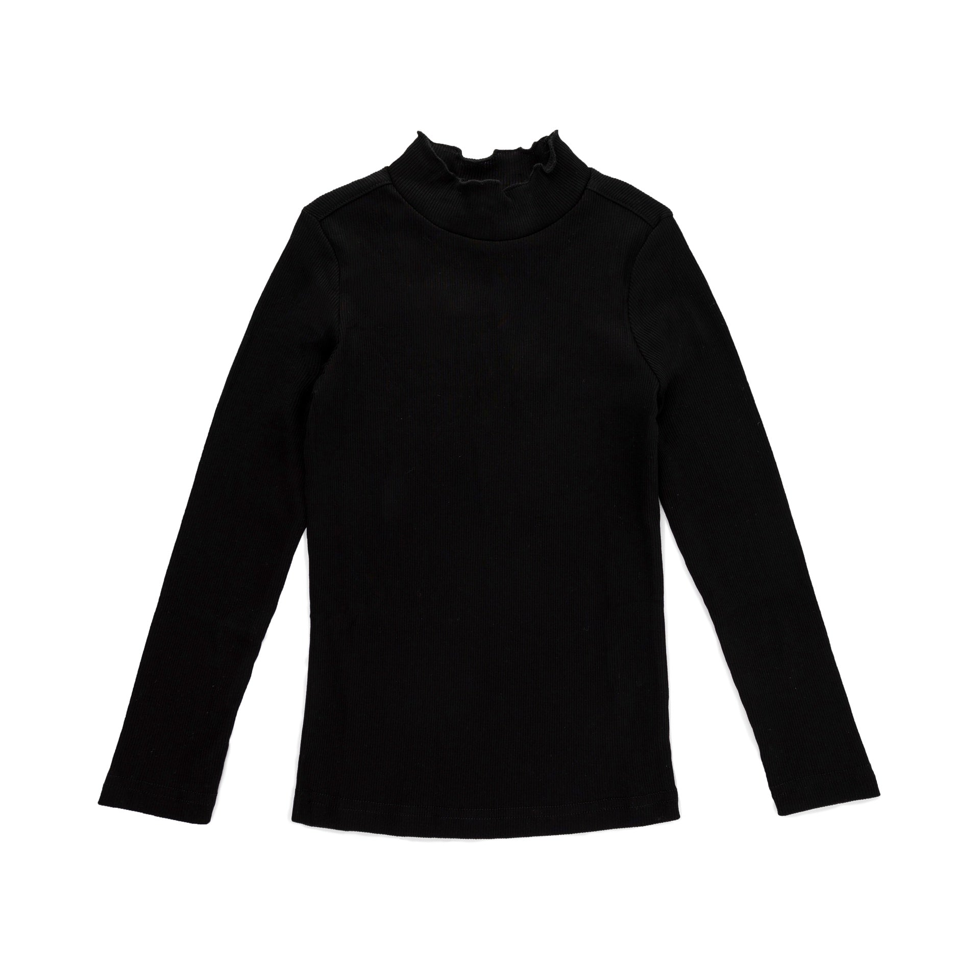 Classic Ribbed Mock Neck
