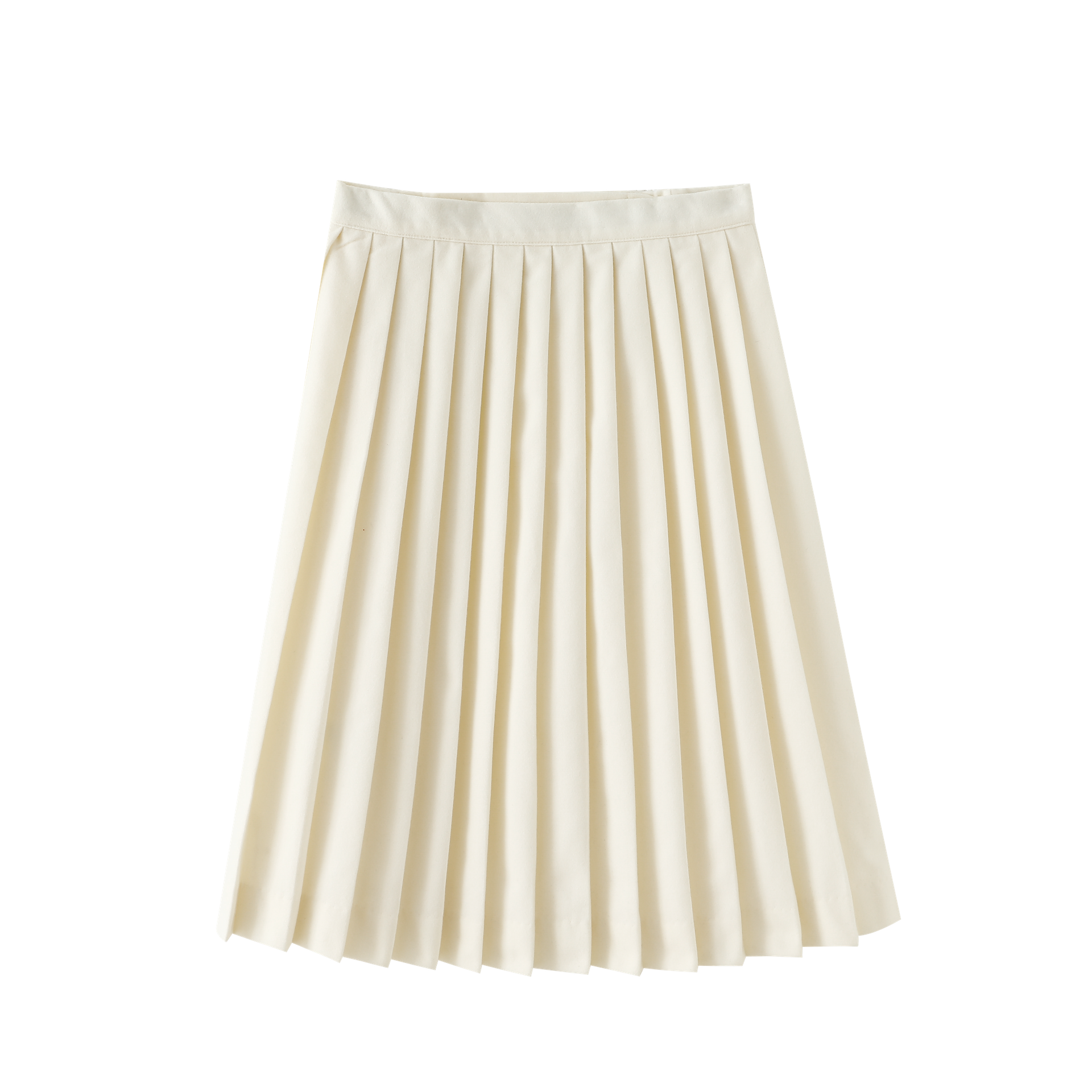 Scallloped Wool Skirt