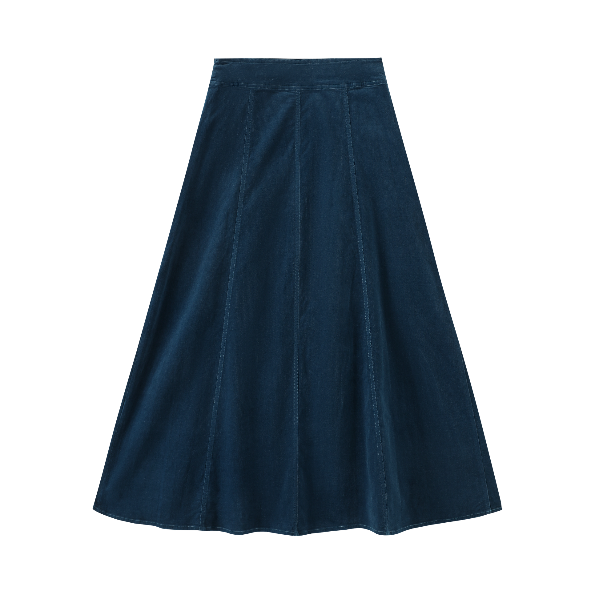 Corduroy Panelled Skirt