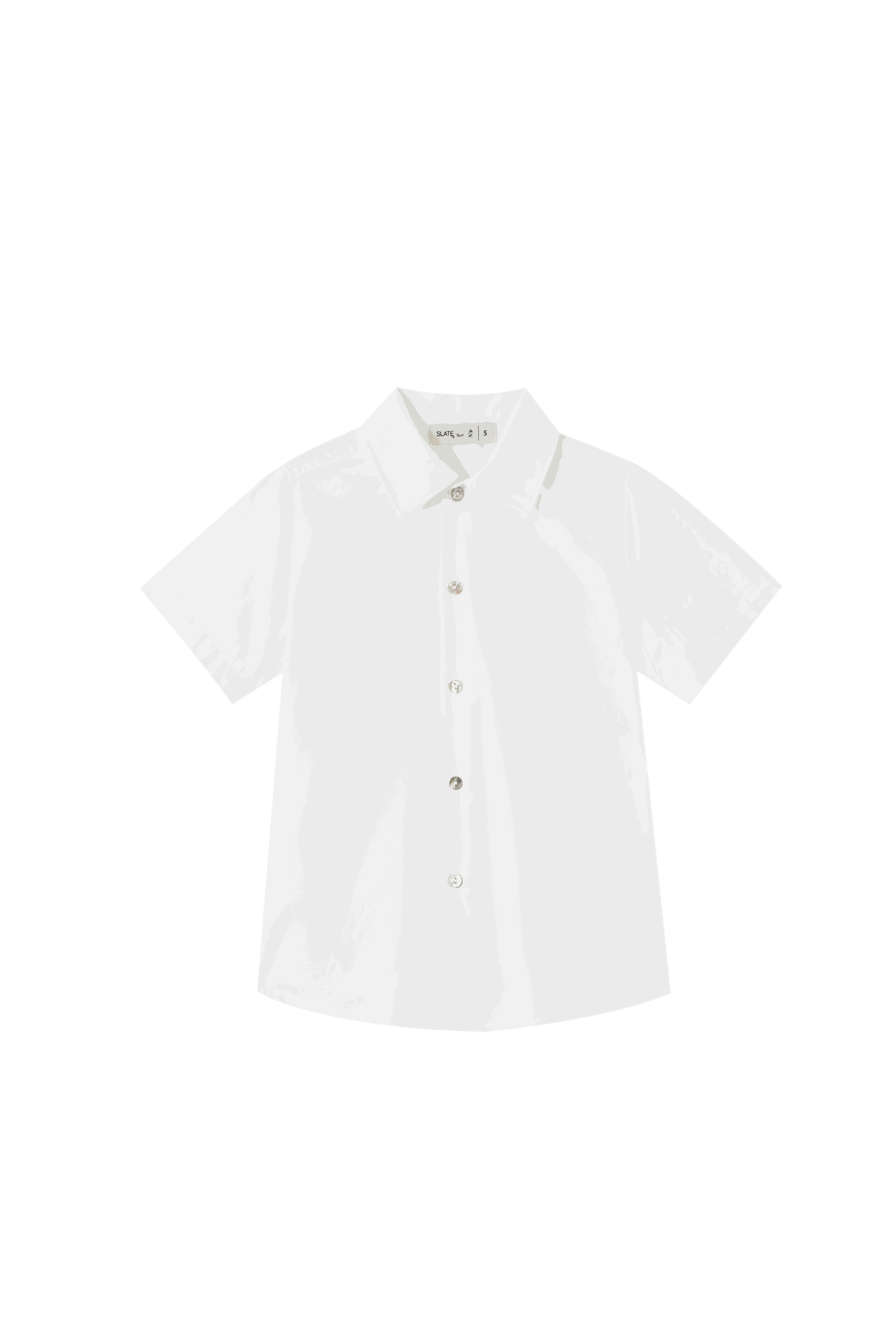 Topstitched Collared Shirt