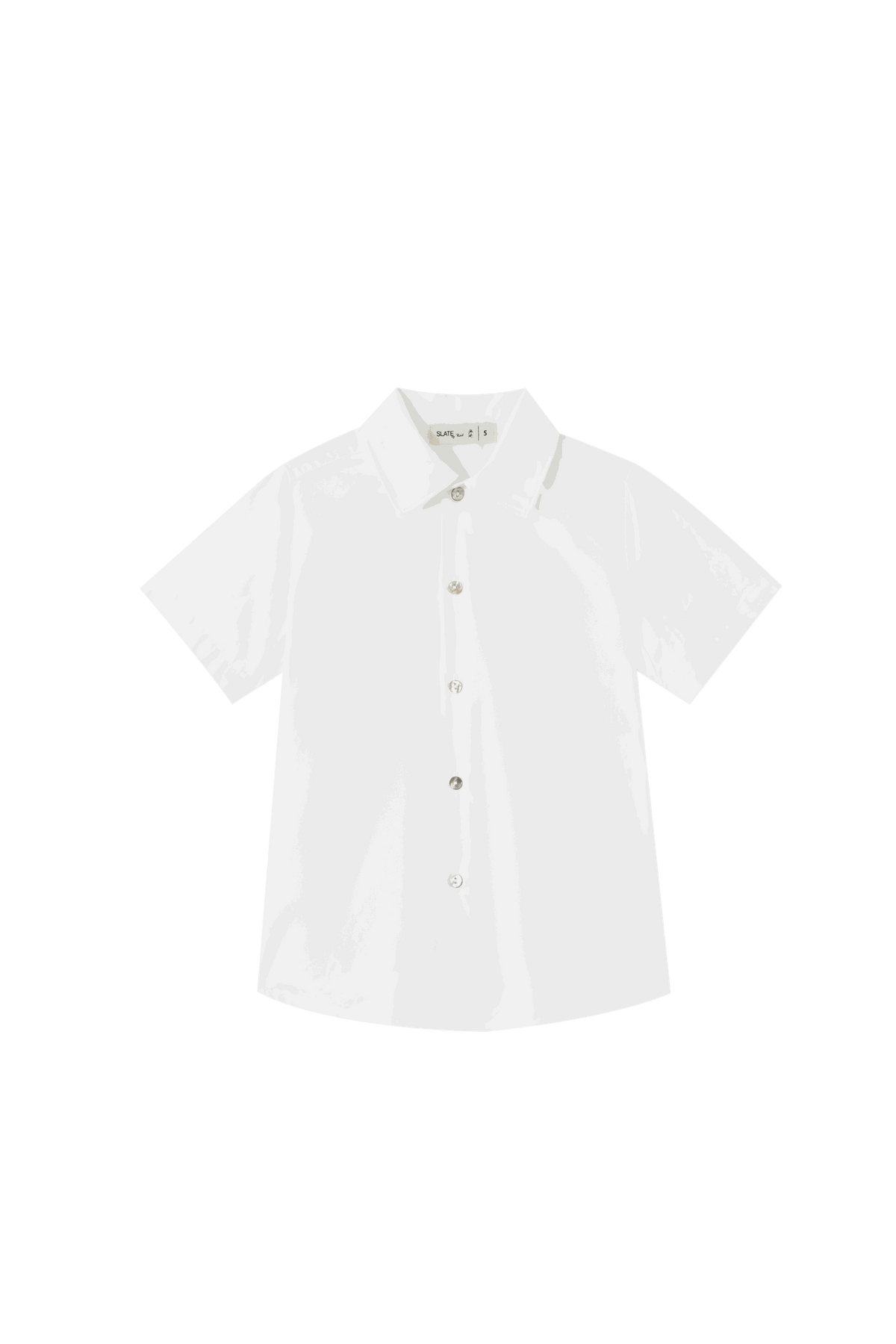 Topstitched Collared Shirt