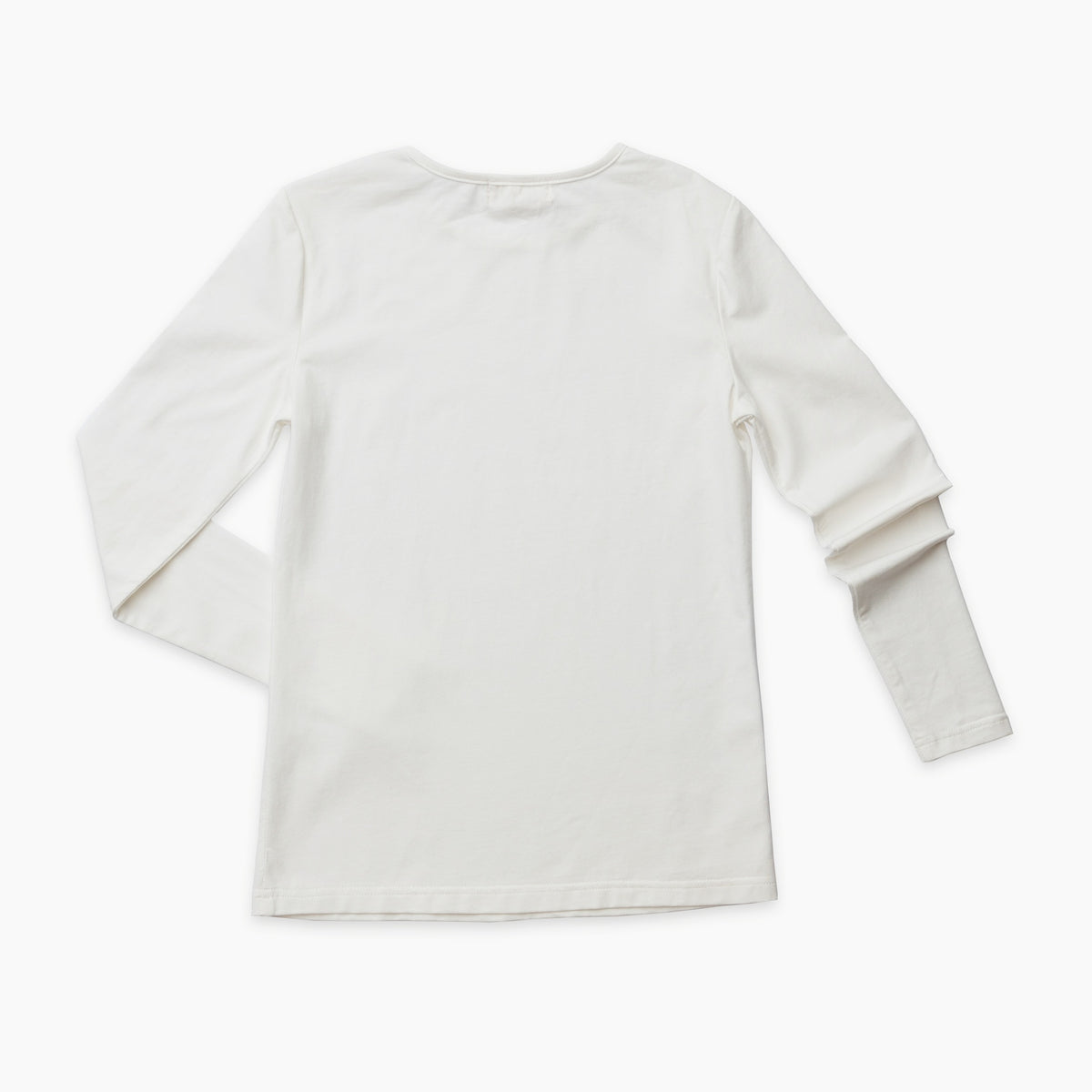 Long Sleeve Cotton Crew Neck Tee