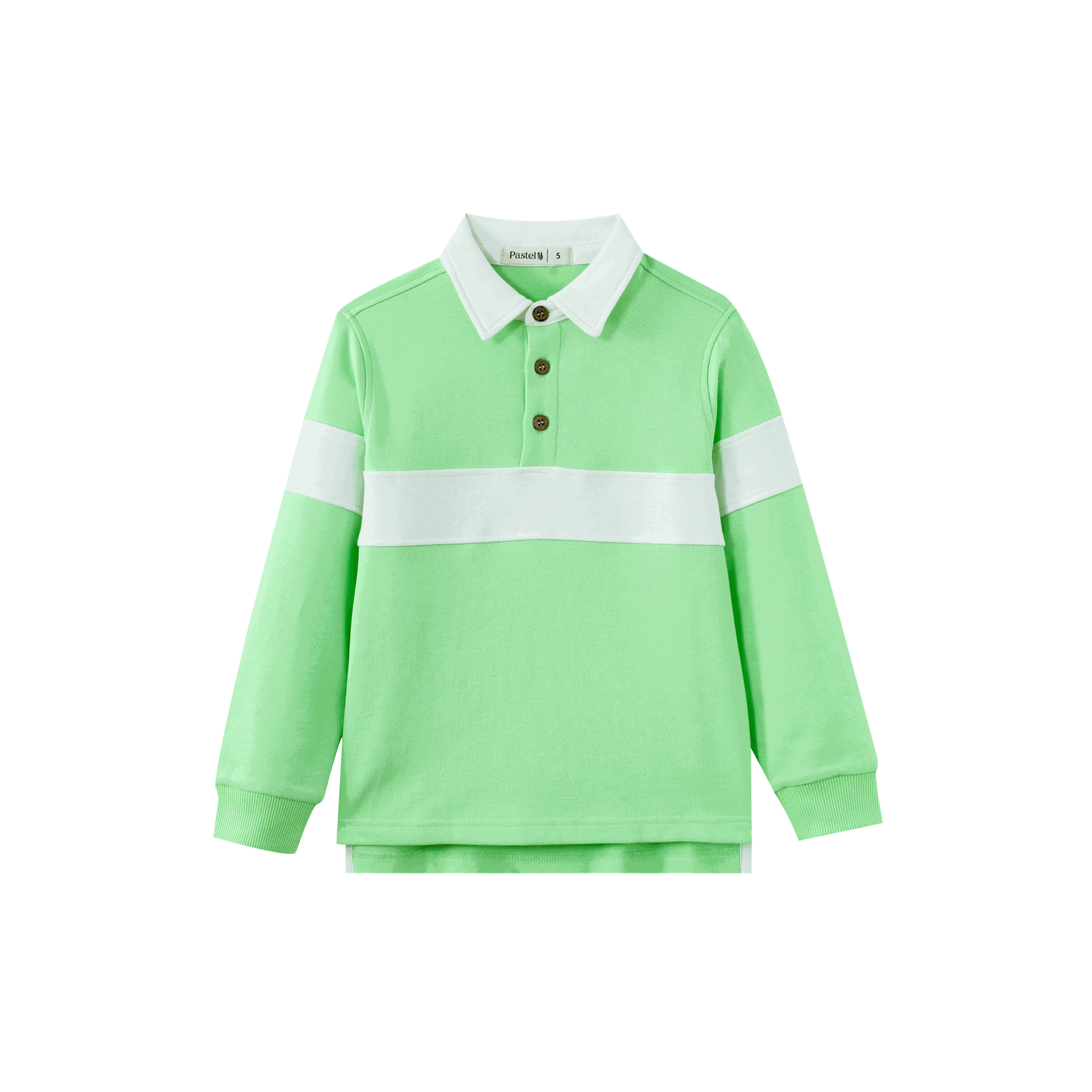 Polo With Center Stripe