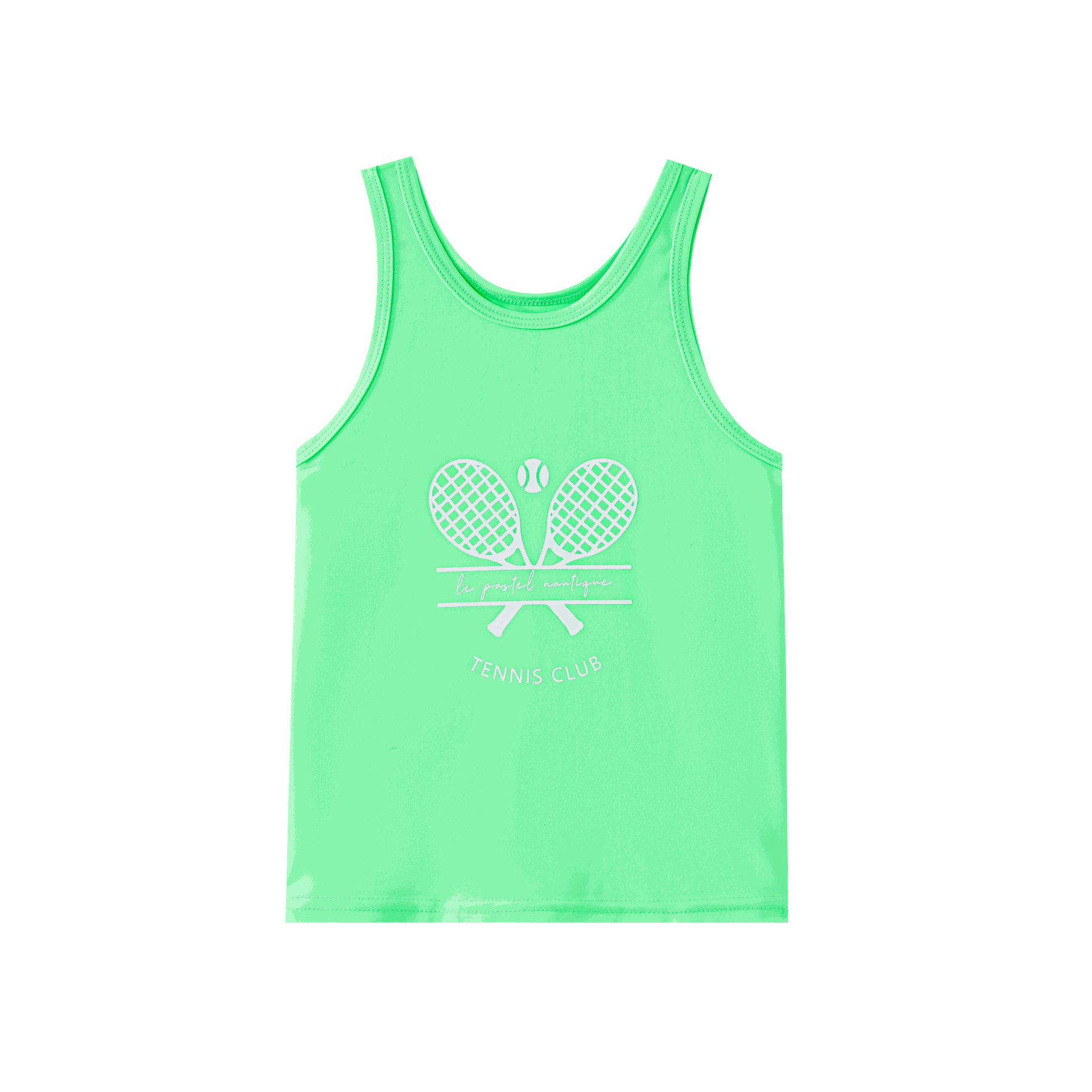 Tennis Print Swim Tank